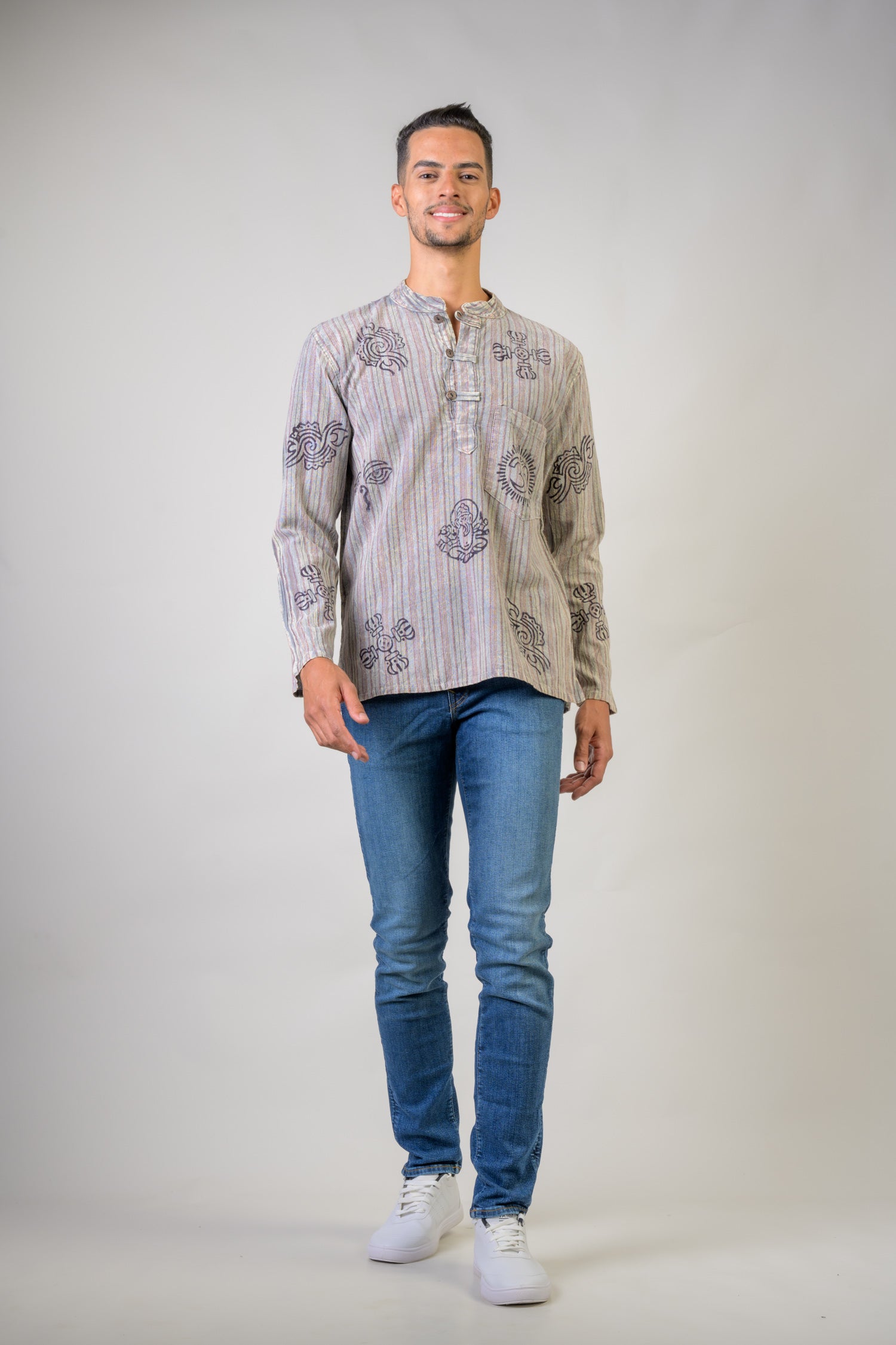 Cotton Wass Shirt - Grey