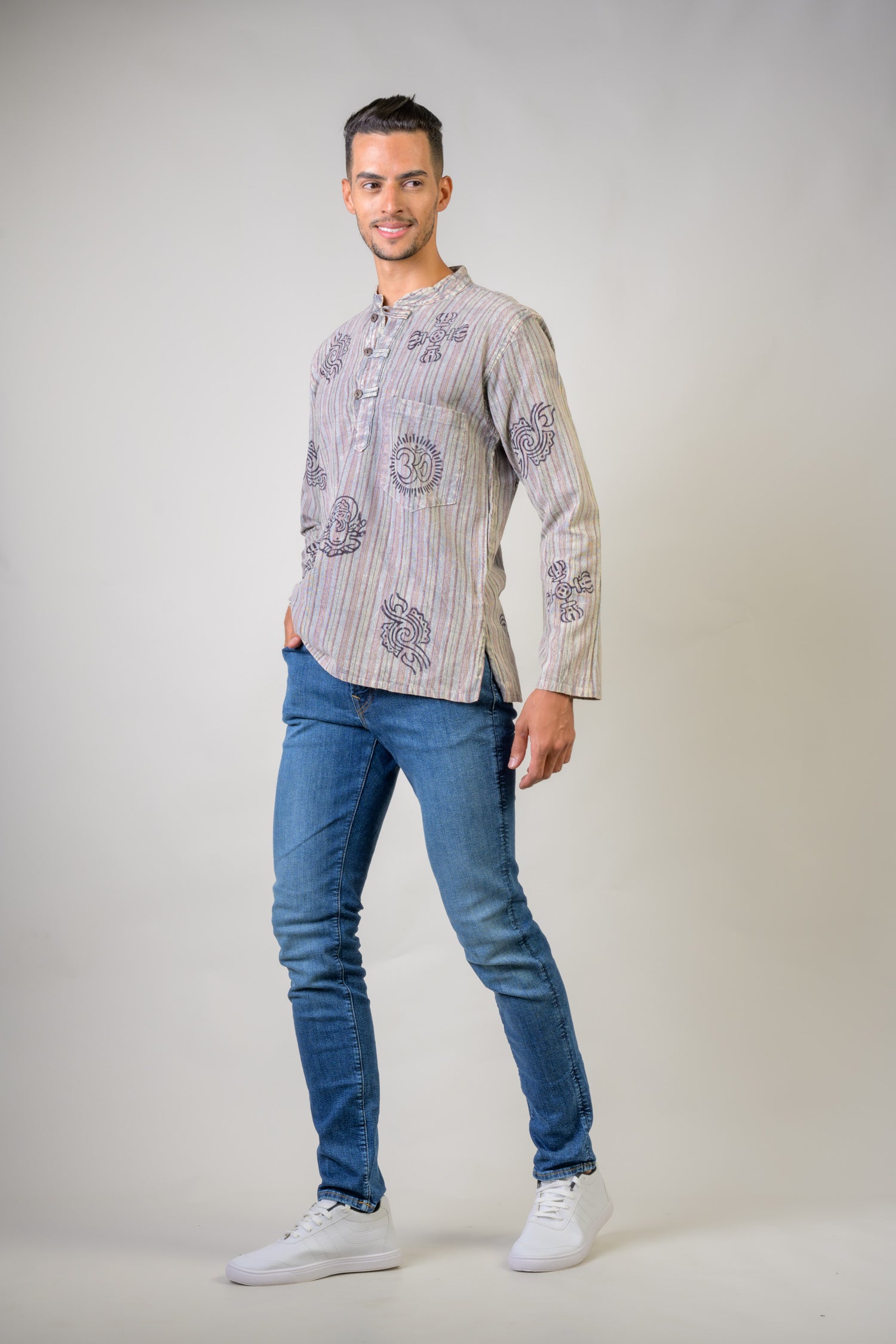 Cotton Wass Shirt - Grey