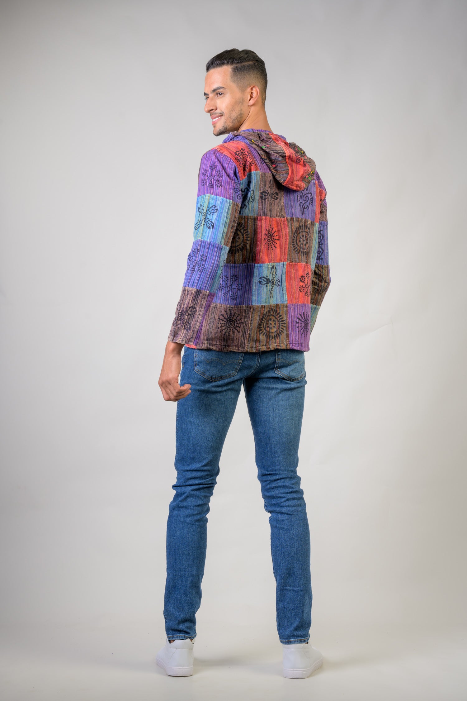 Mix Patch Printed Shirt - Multicolor