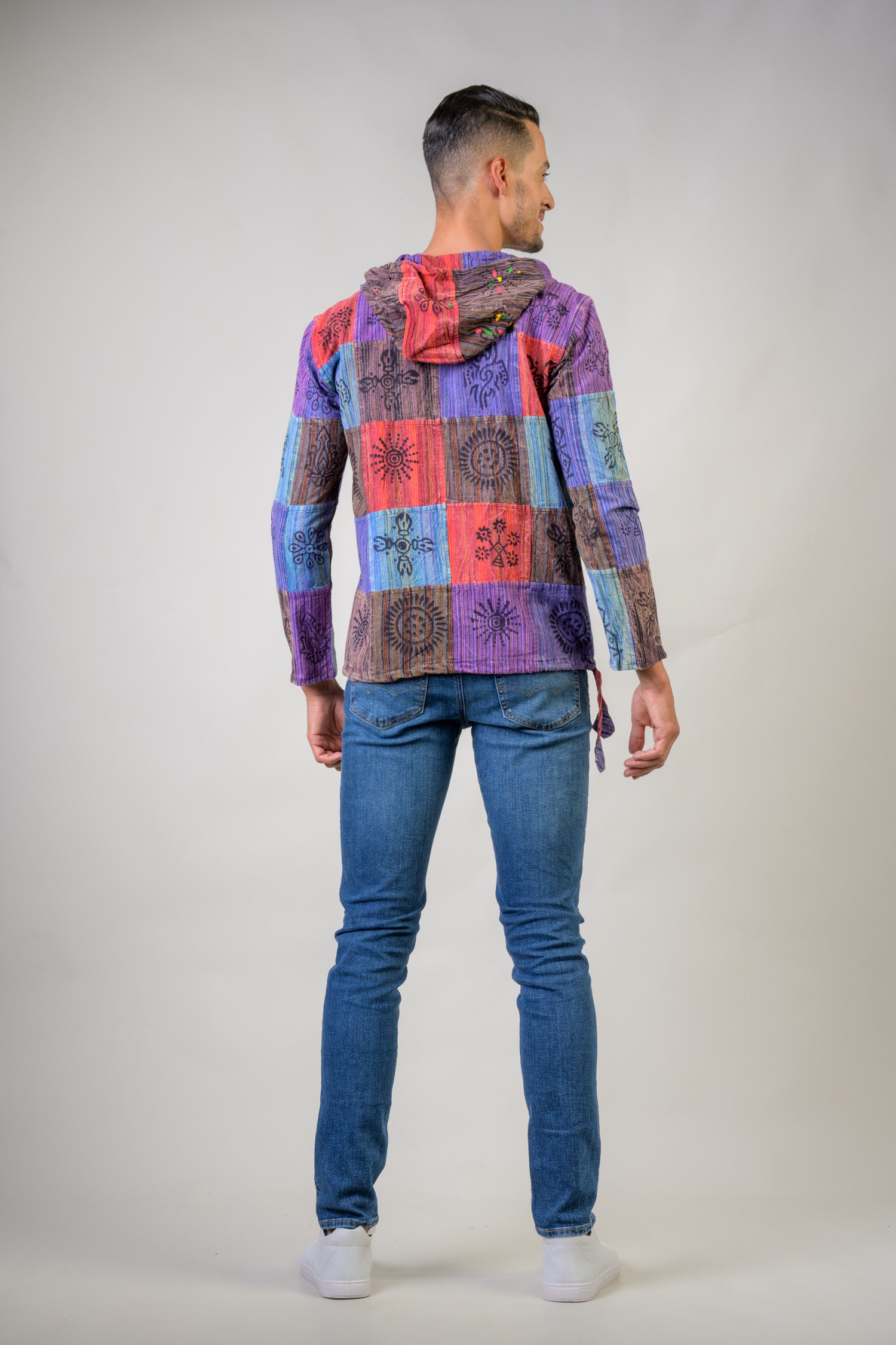 Mix Patch Printed Shirt - Multicolor