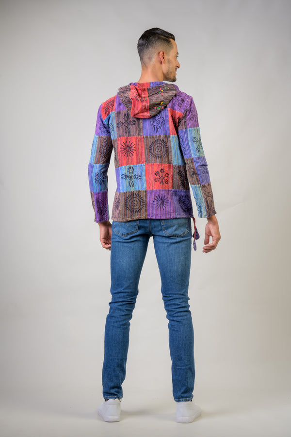 Mix Patch Printed Shirt - Multicolor