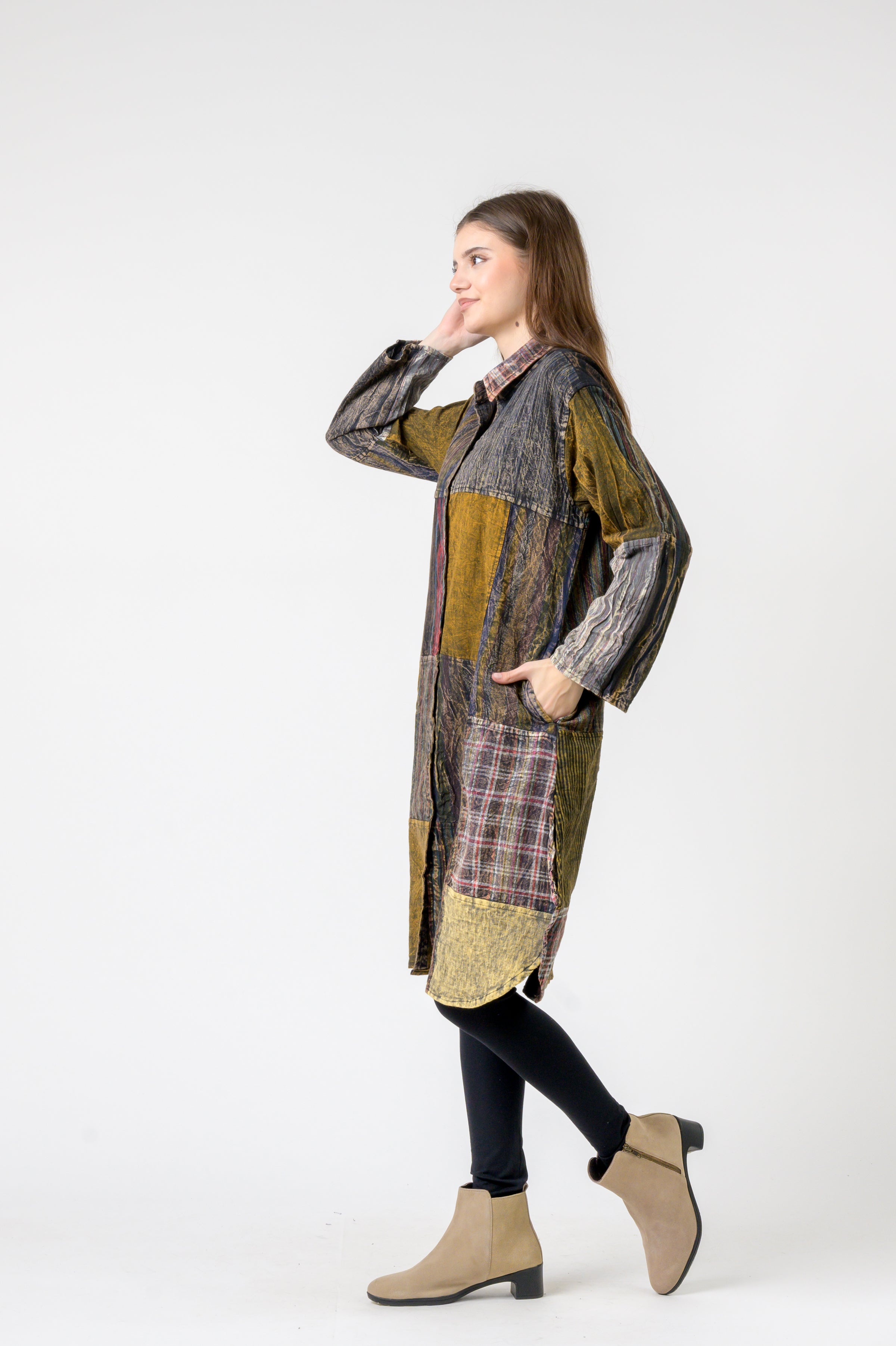 Collared Cotton Full Sleeve Casual Wear