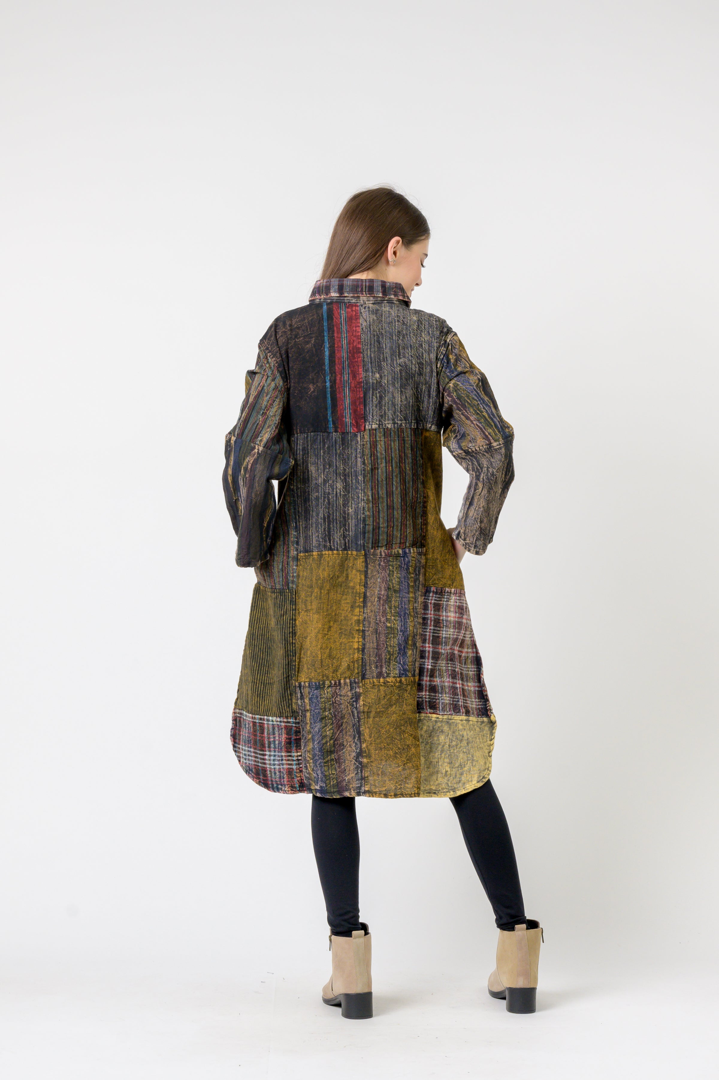 Collared Cotton Full Sleeve Long Shirt