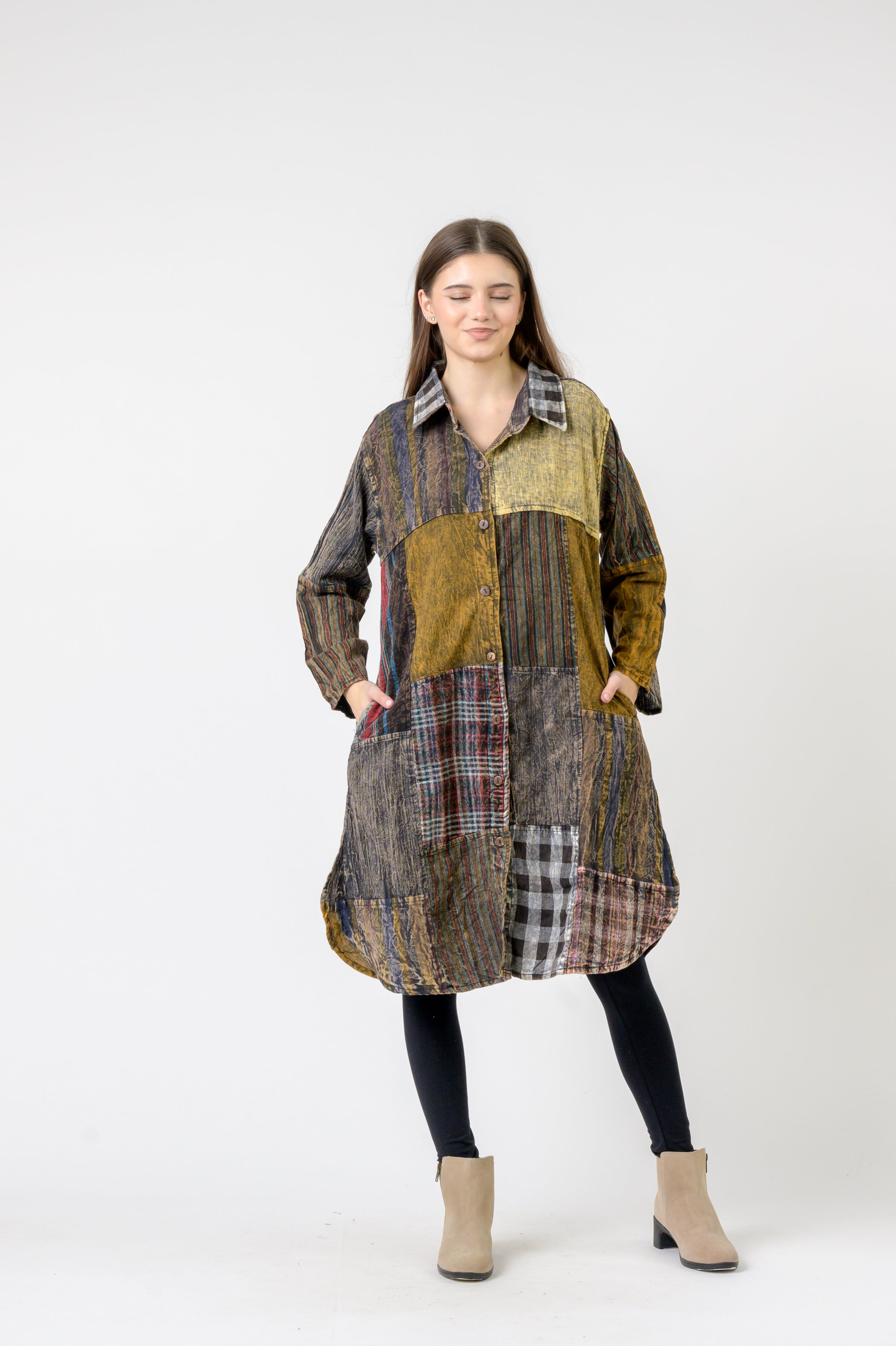 Collared Cotton Full Sleeve Casual Wear