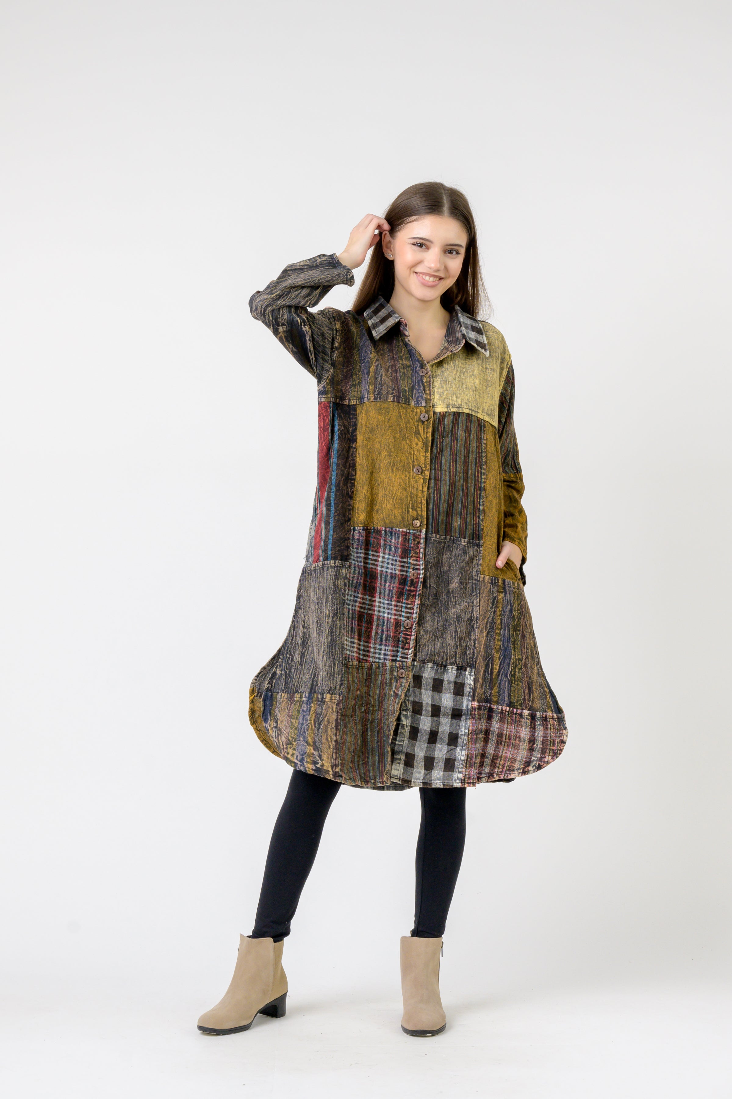 Collared Cotton Full Sleeve Casual Wear