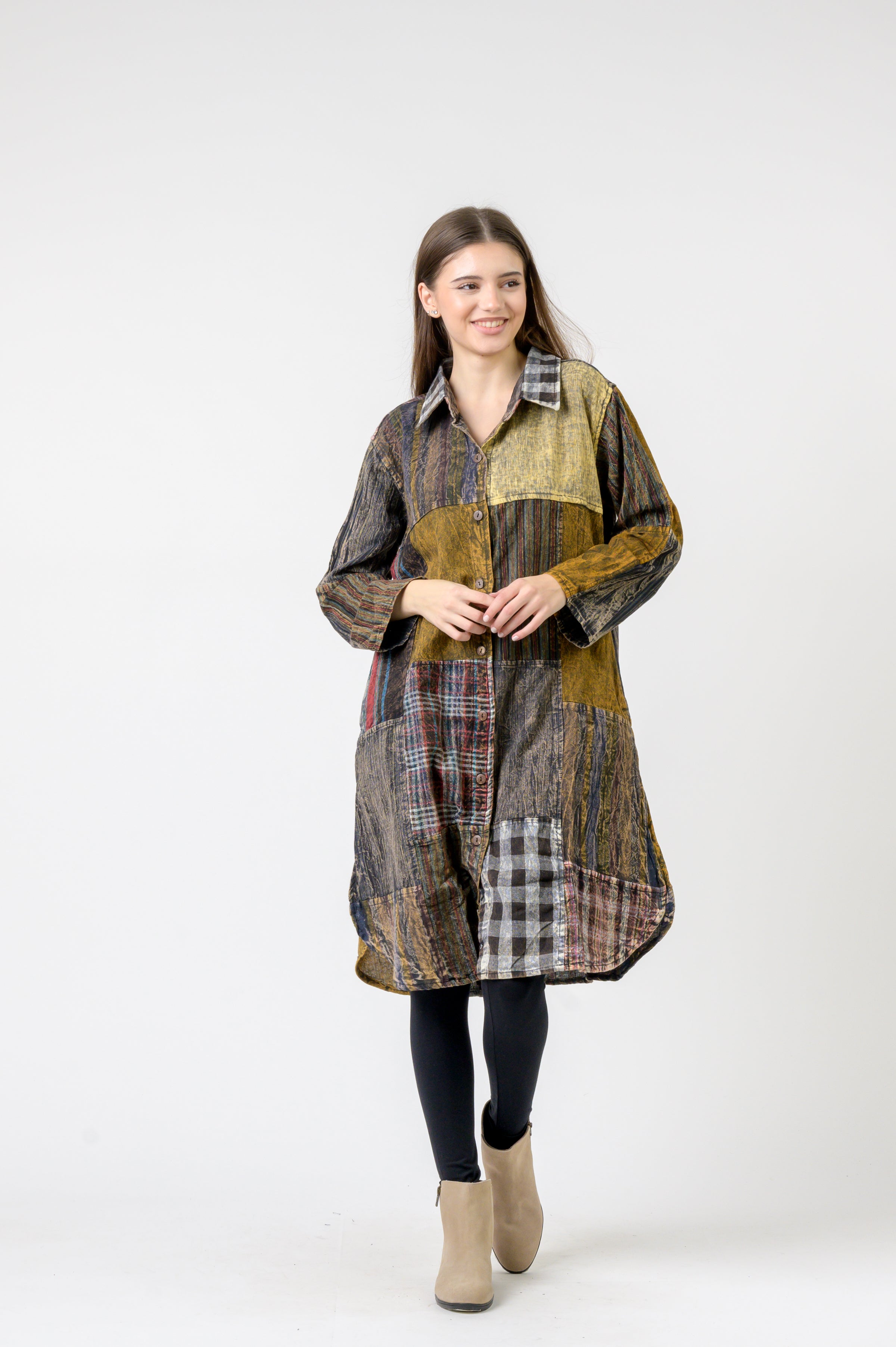 Collared Cotton Full Sleeve Casual Wear