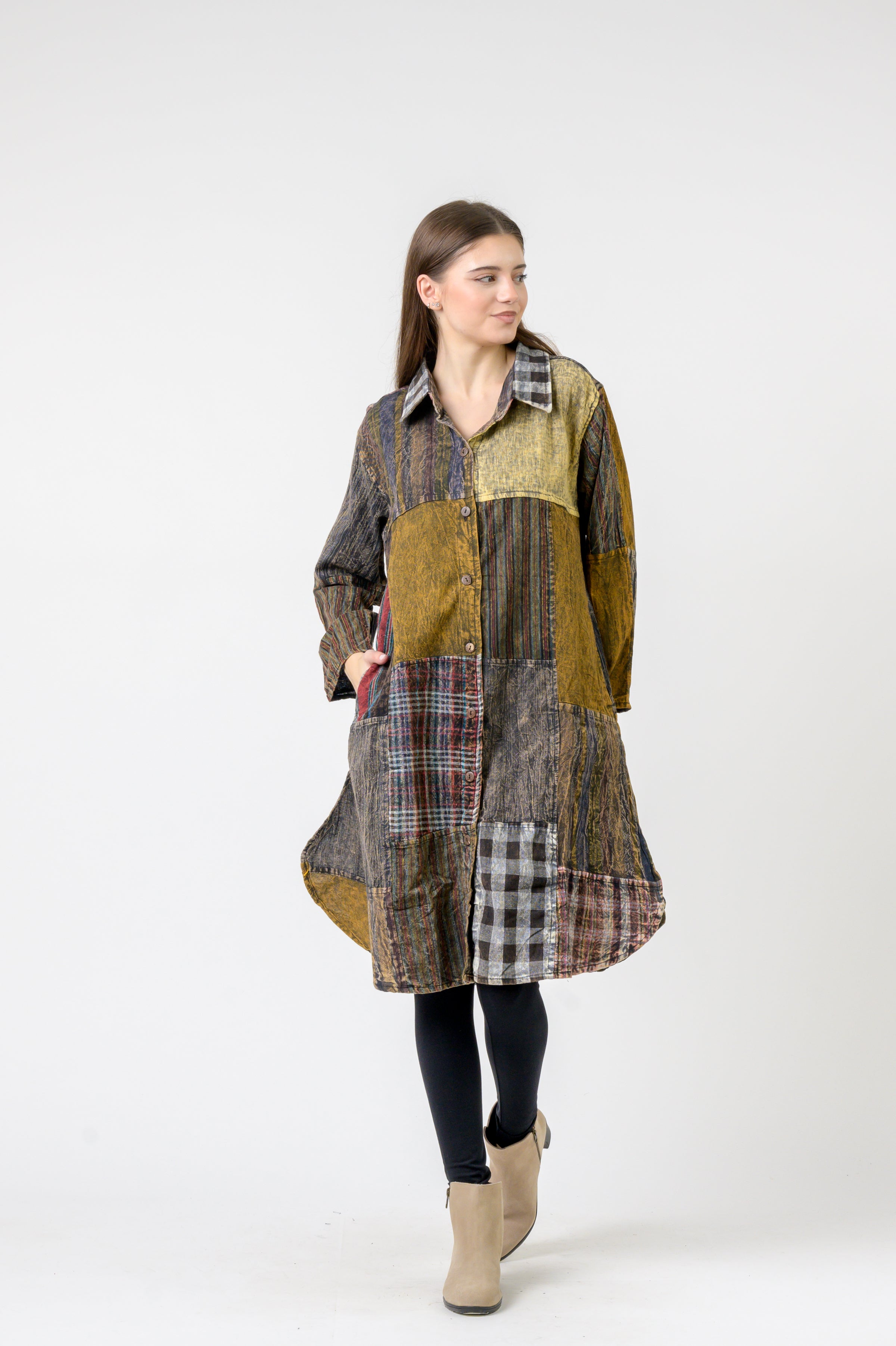 Collared Cotton Full Sleeve Casual Wear