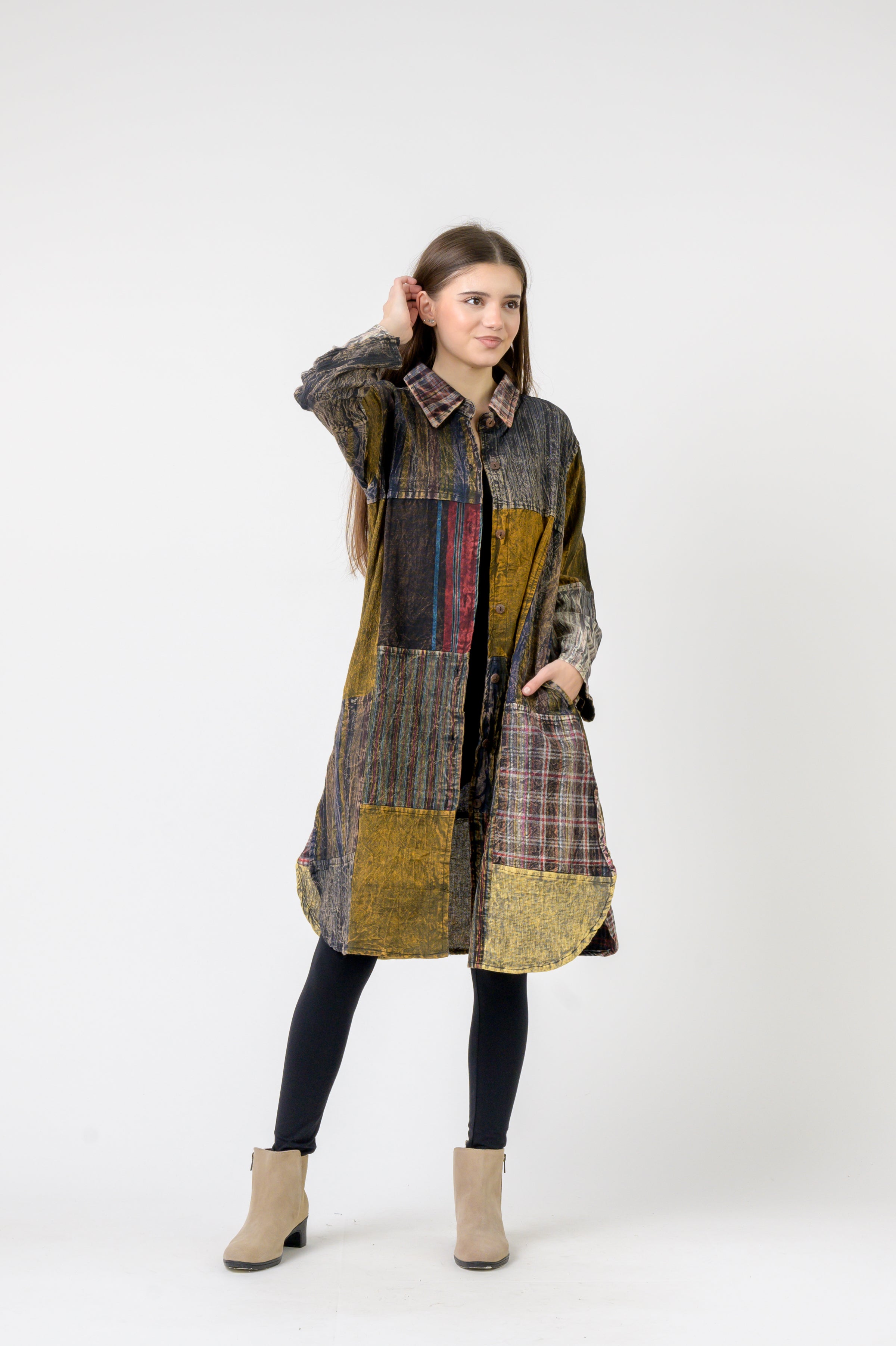 Collared Cotton Full Sleeve Casual Wear