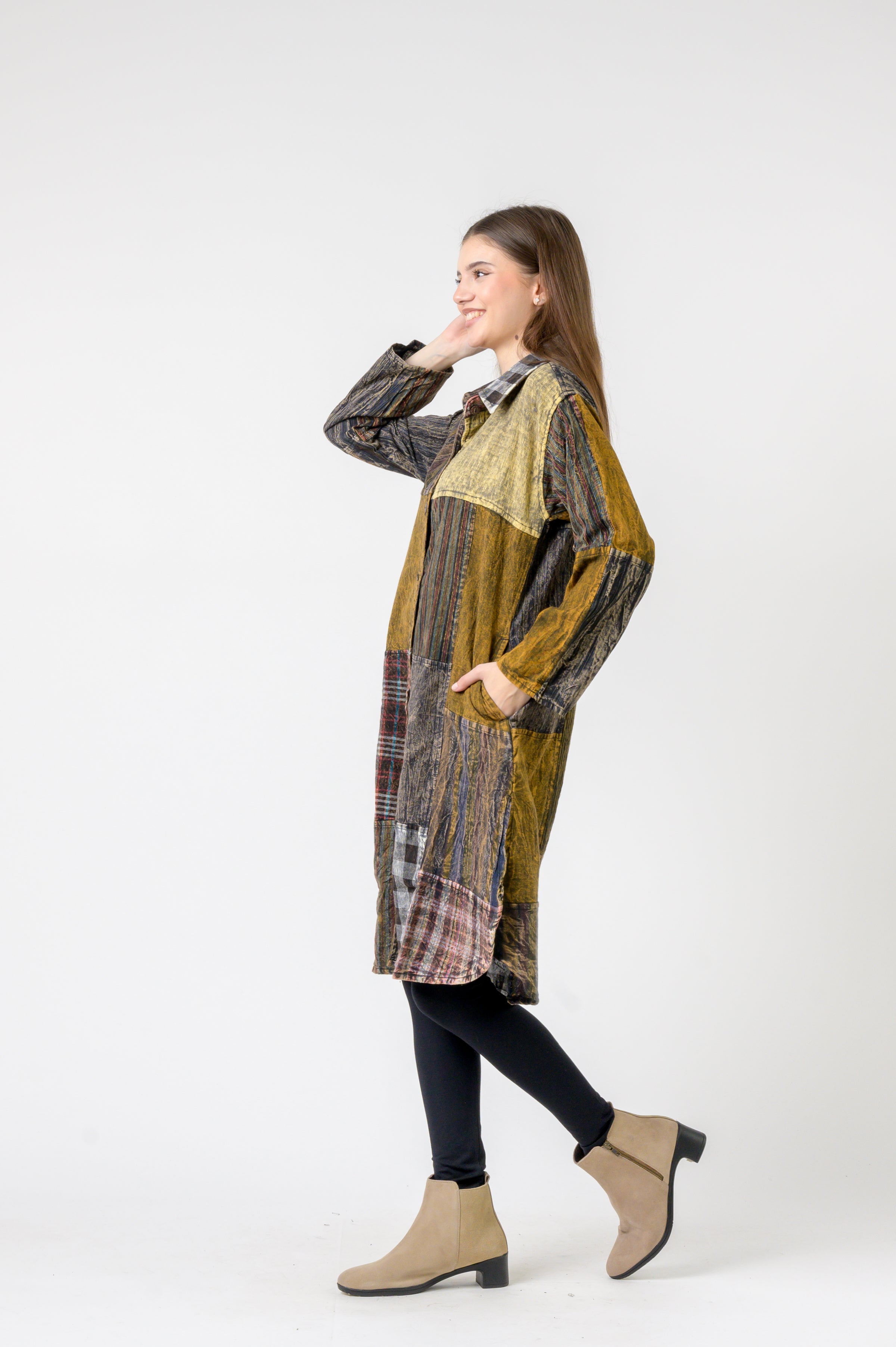 Collared Cotton Full Sleeve Casual Wear