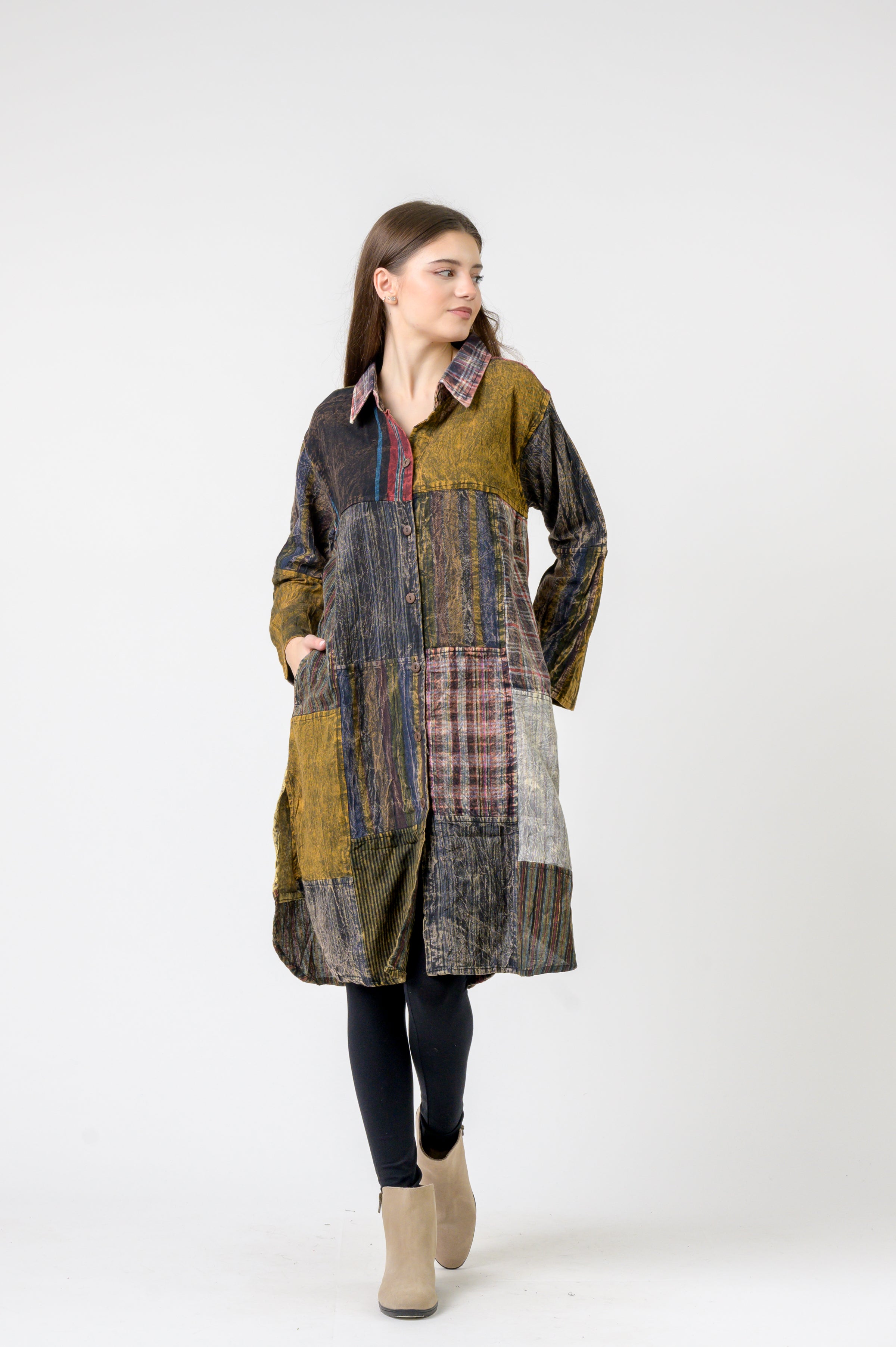 Collared Cotton Full Sleeve Casual Wear