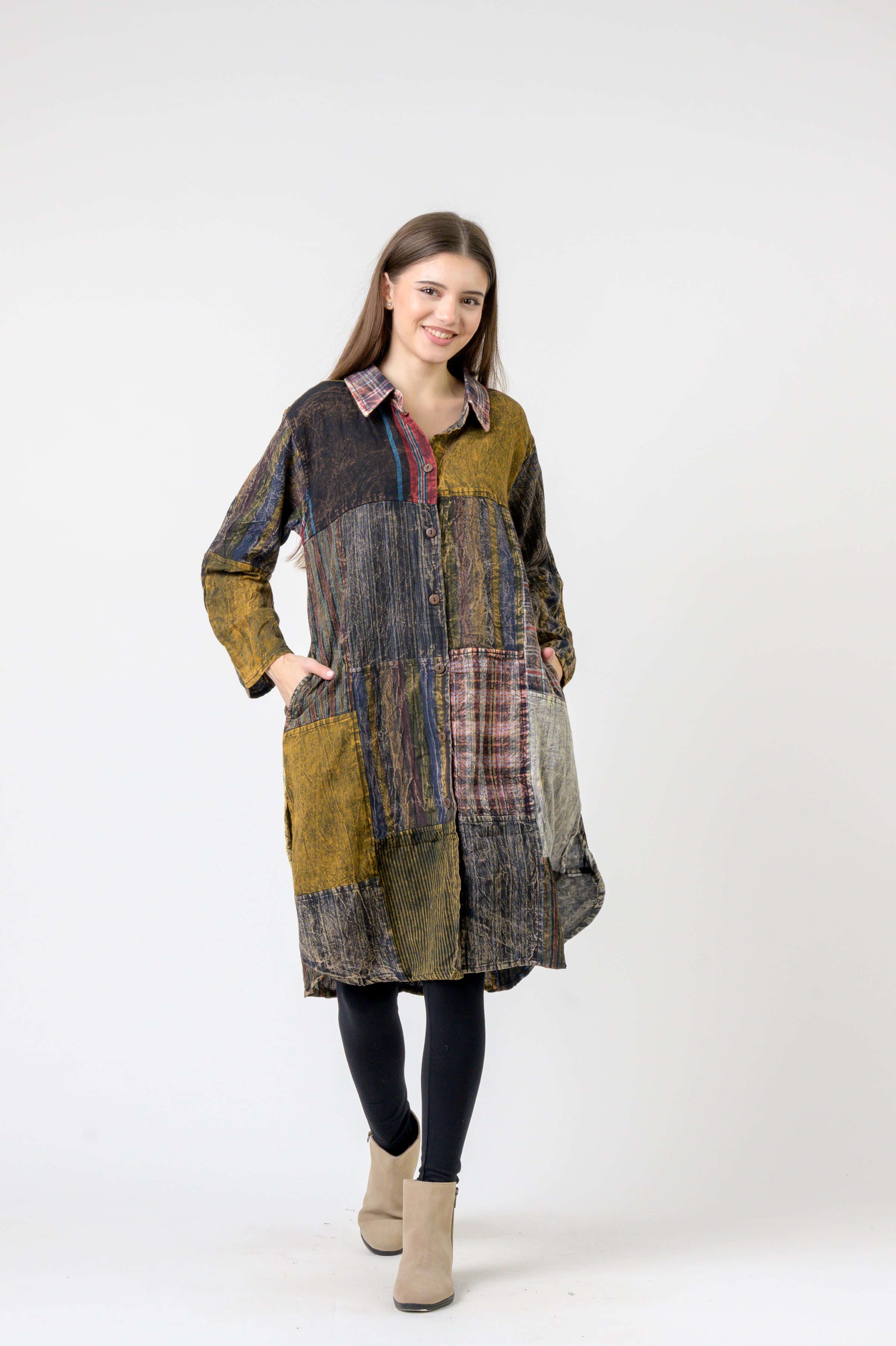 Collared Cotton Full Sleeve Casual Wear