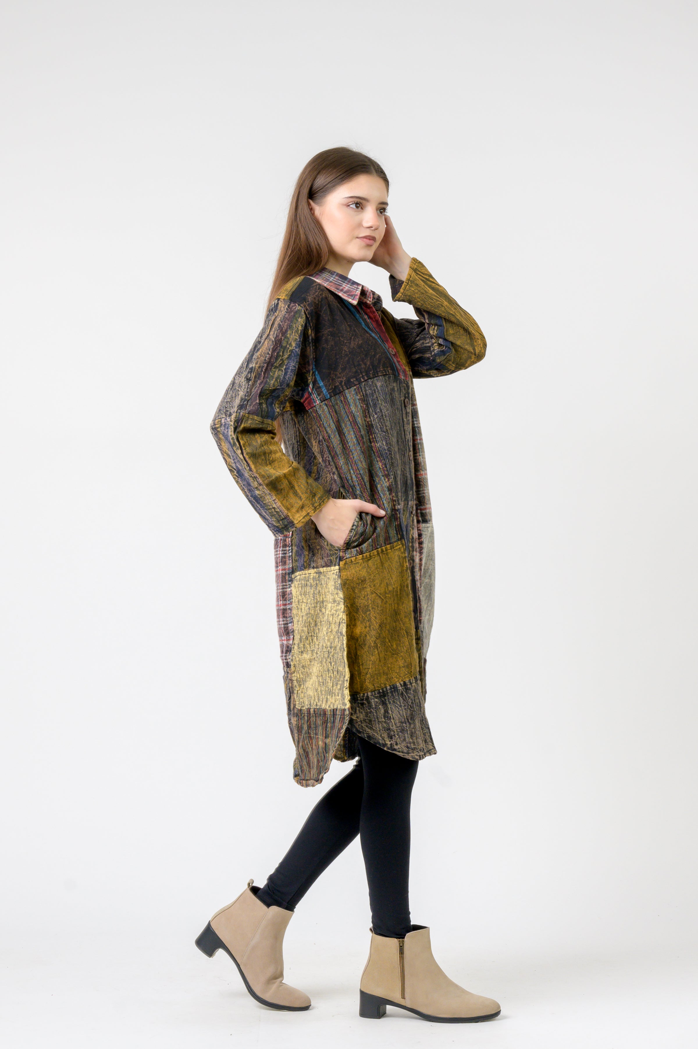 Collared Cotton Full Sleeve Casual Wear