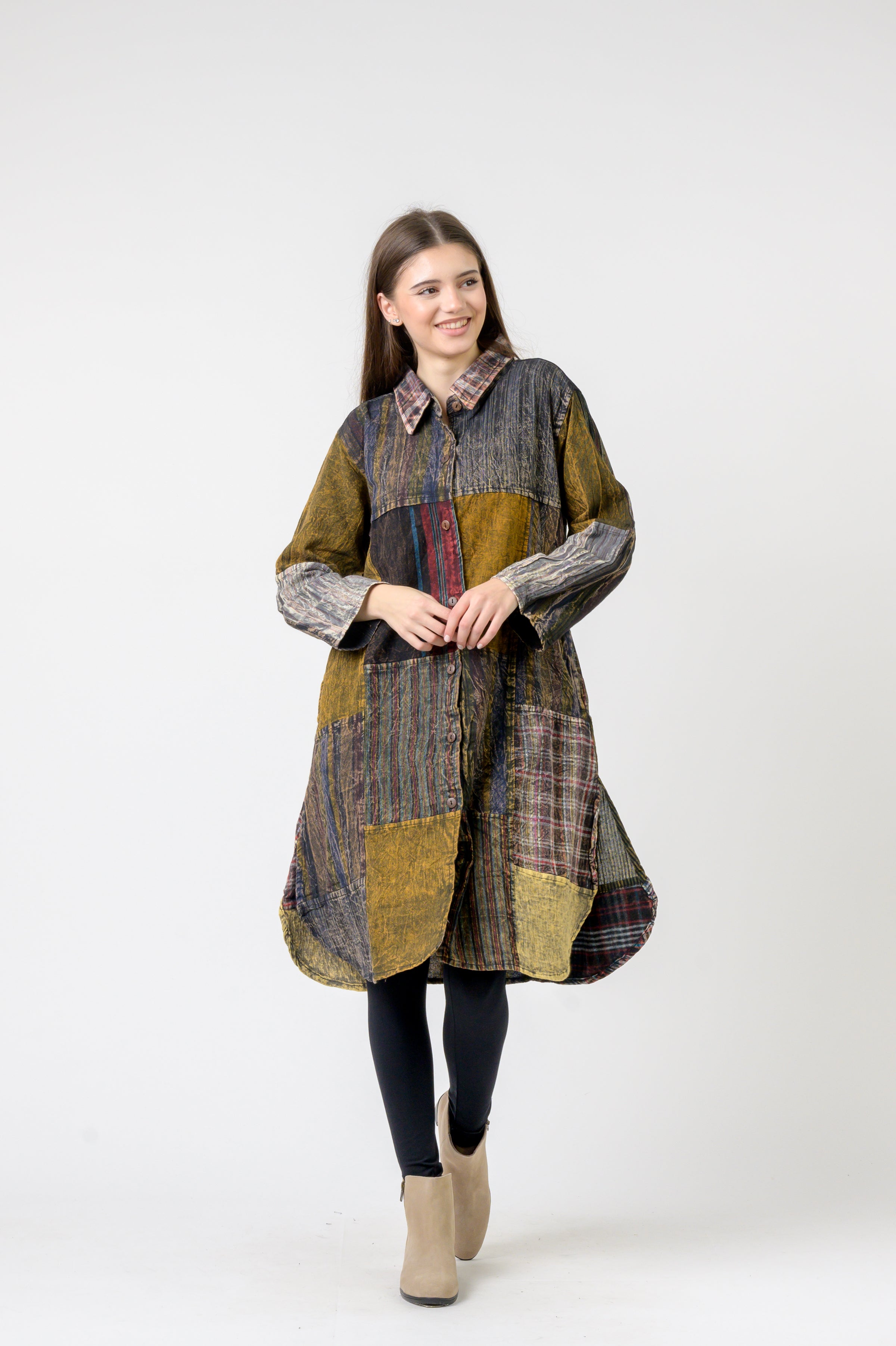 Collared Cotton Full Sleeve Casual Wear