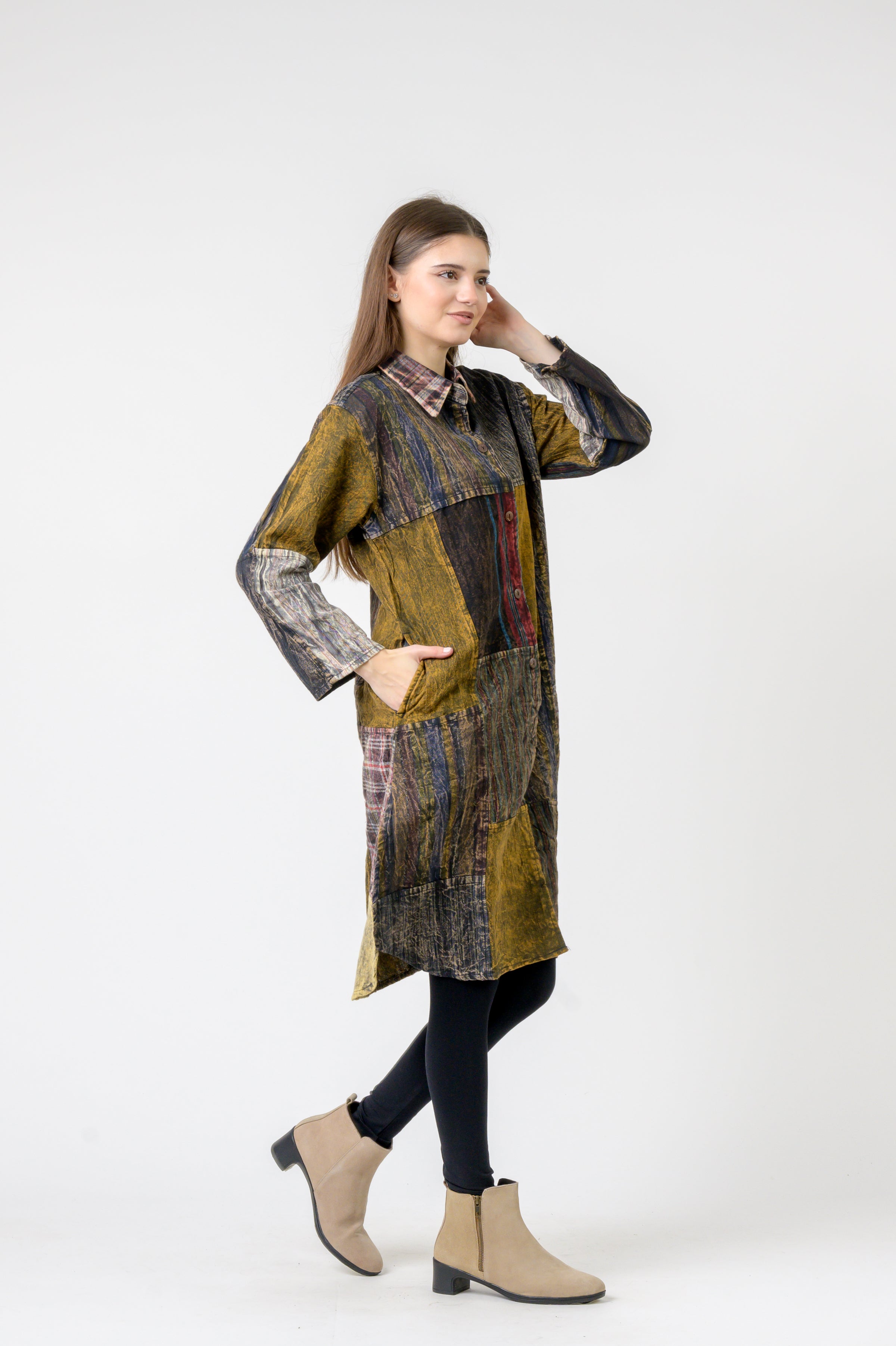 Collared Cotton Full Sleeve Casual Wear