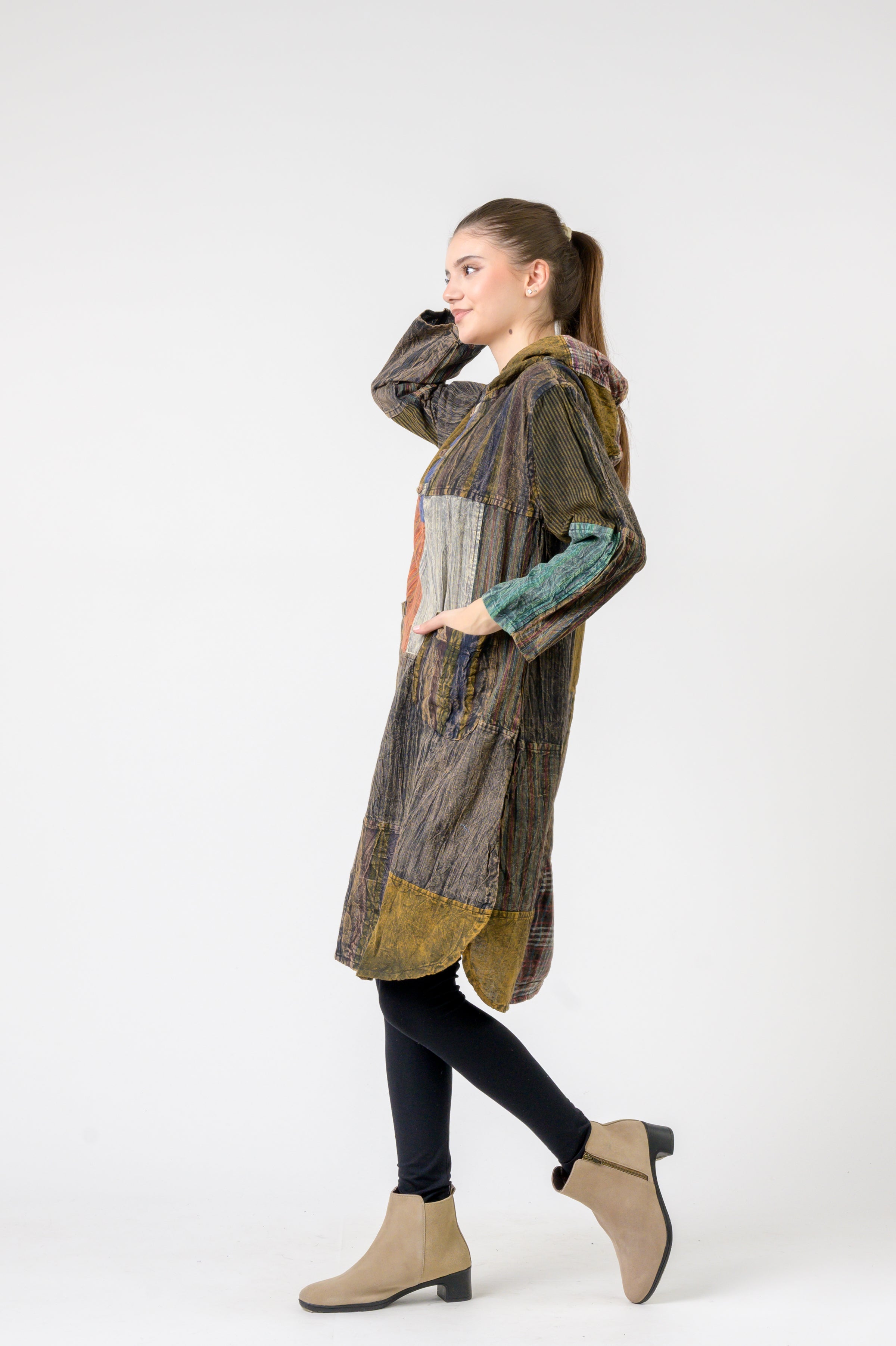 Hooded Cotton Full Sleeve Casual Wear