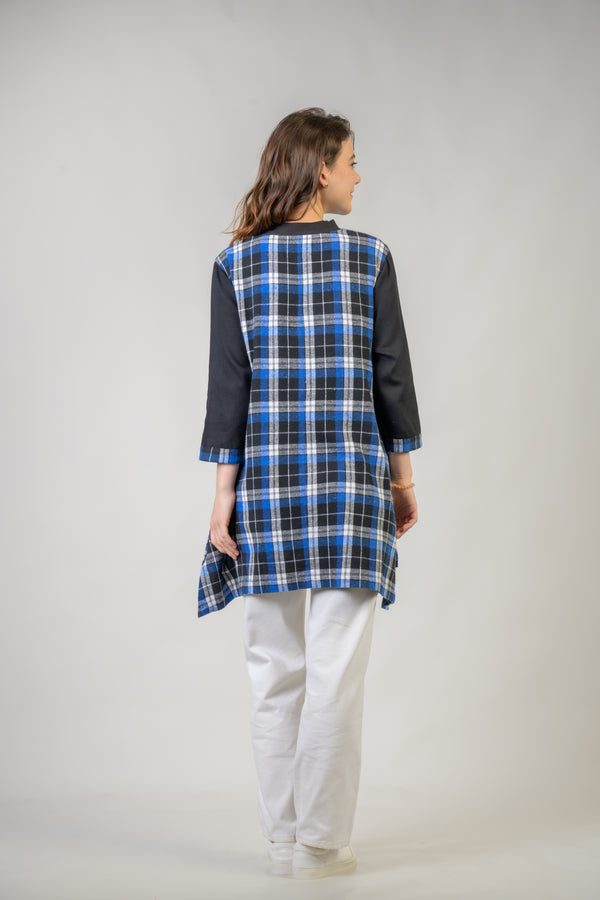 Nora Dress Tunic - Navy Blue