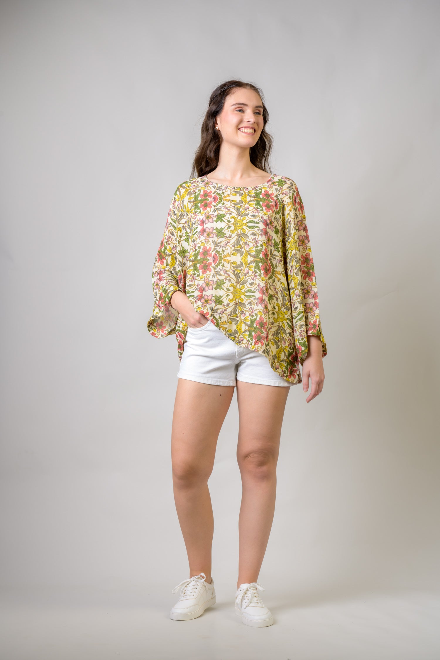 Flower Maira Top - Multicolor
