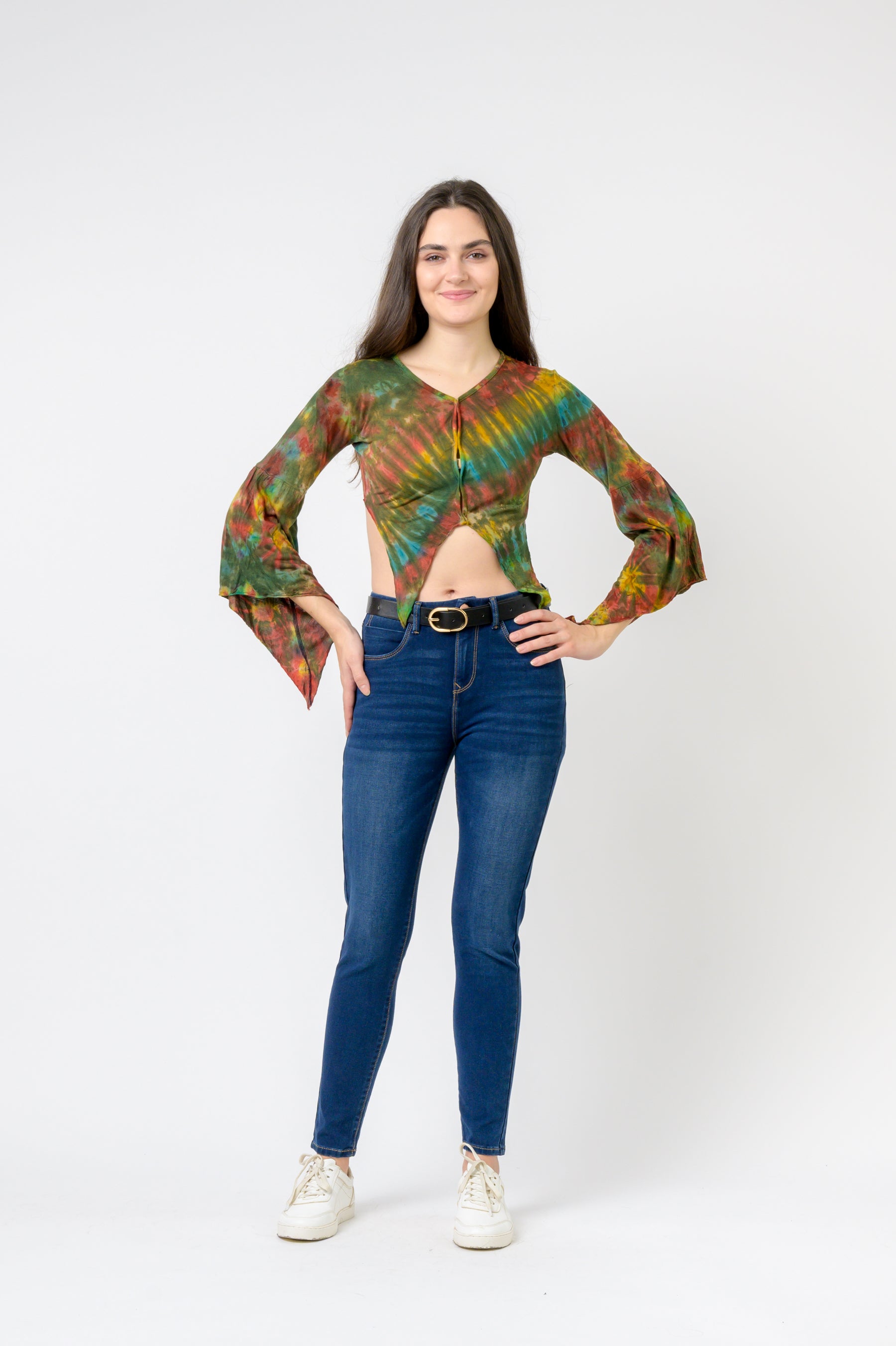 Sleeves and Tails Long Sleeve Top - Green