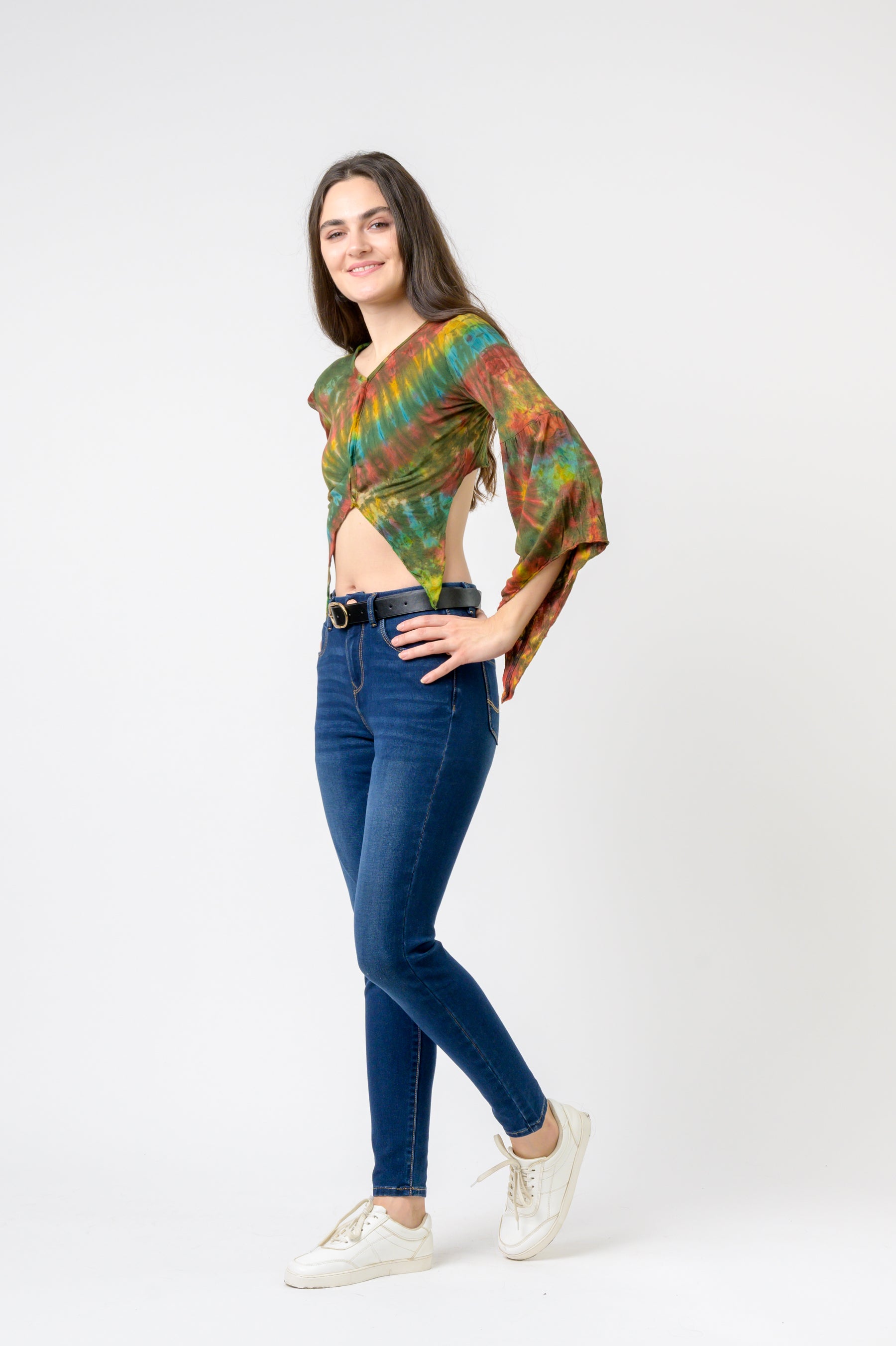 Sleeves and Tails Long Sleeve Top - Green