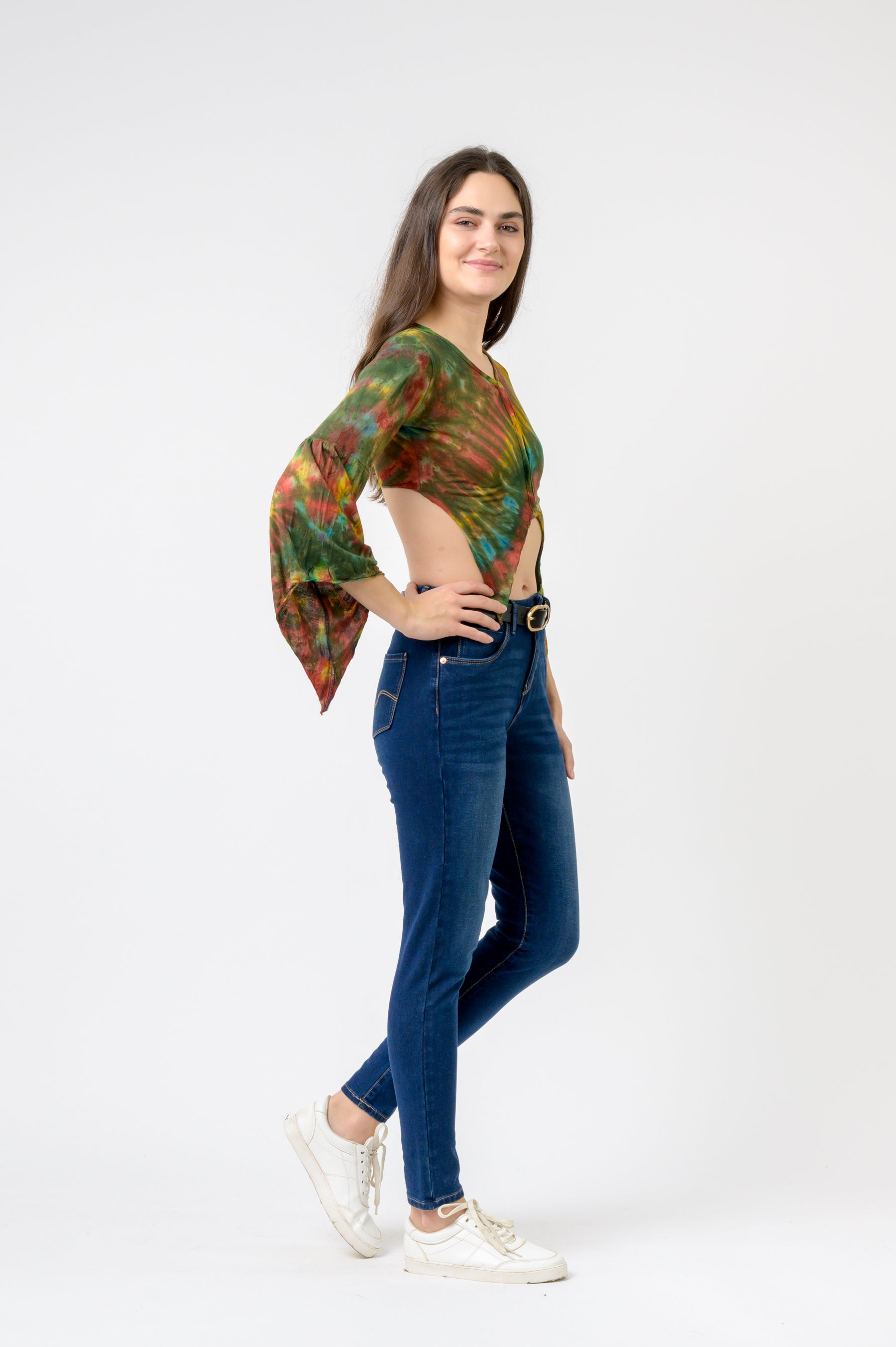 Sleeves and Tails Long Sleeve Top - Green