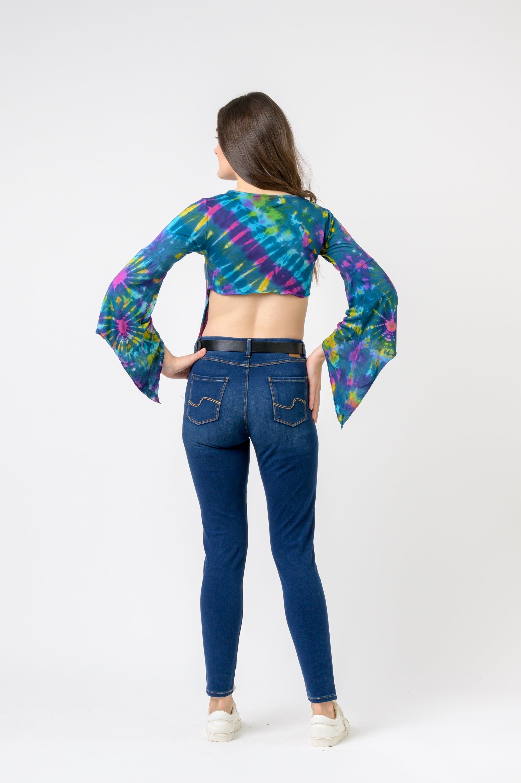 Sleeves and Tails Long Sleeve Top - Turquoise