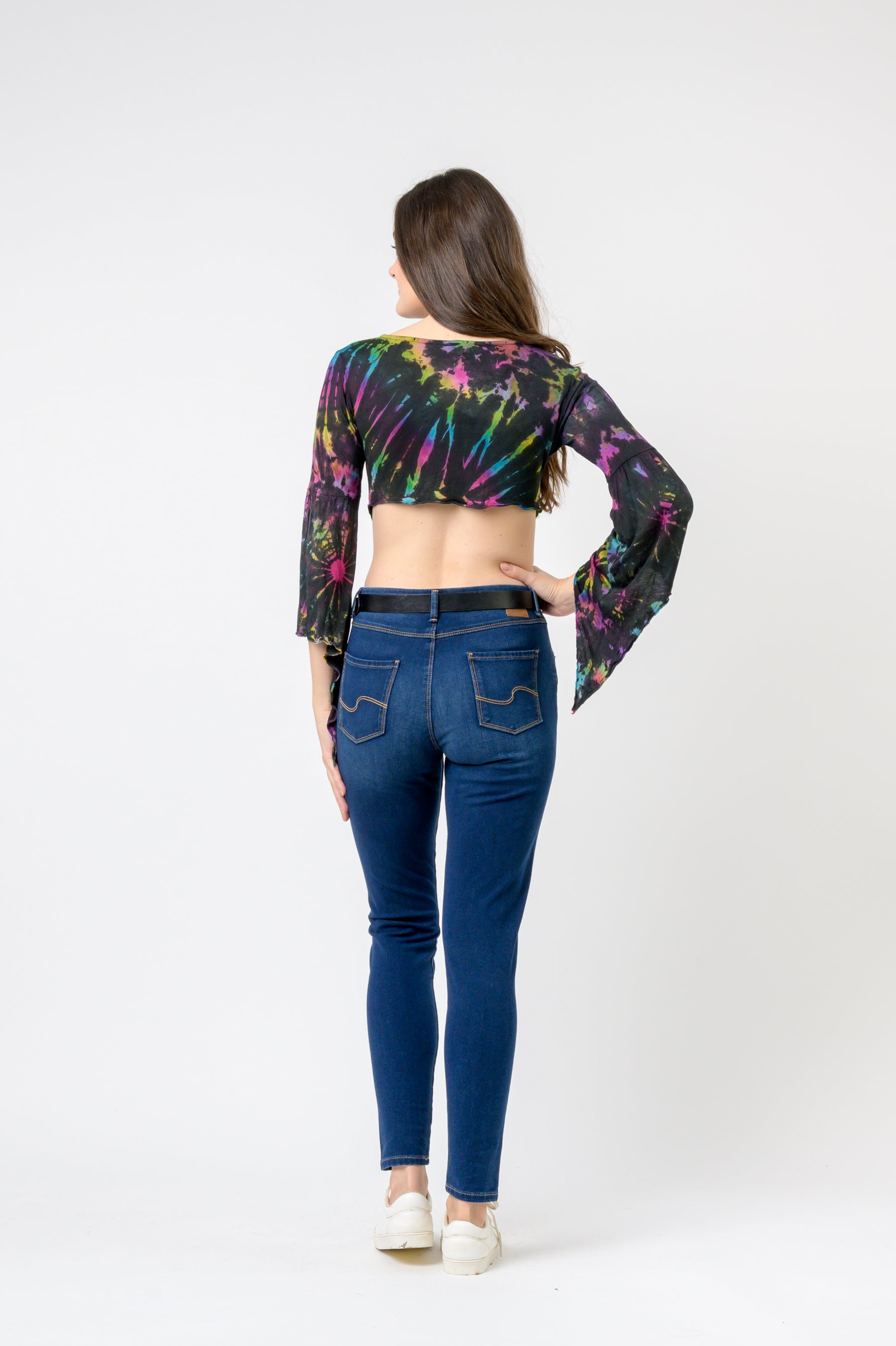 Sleeves and Tails Long Sleeve Top - Black