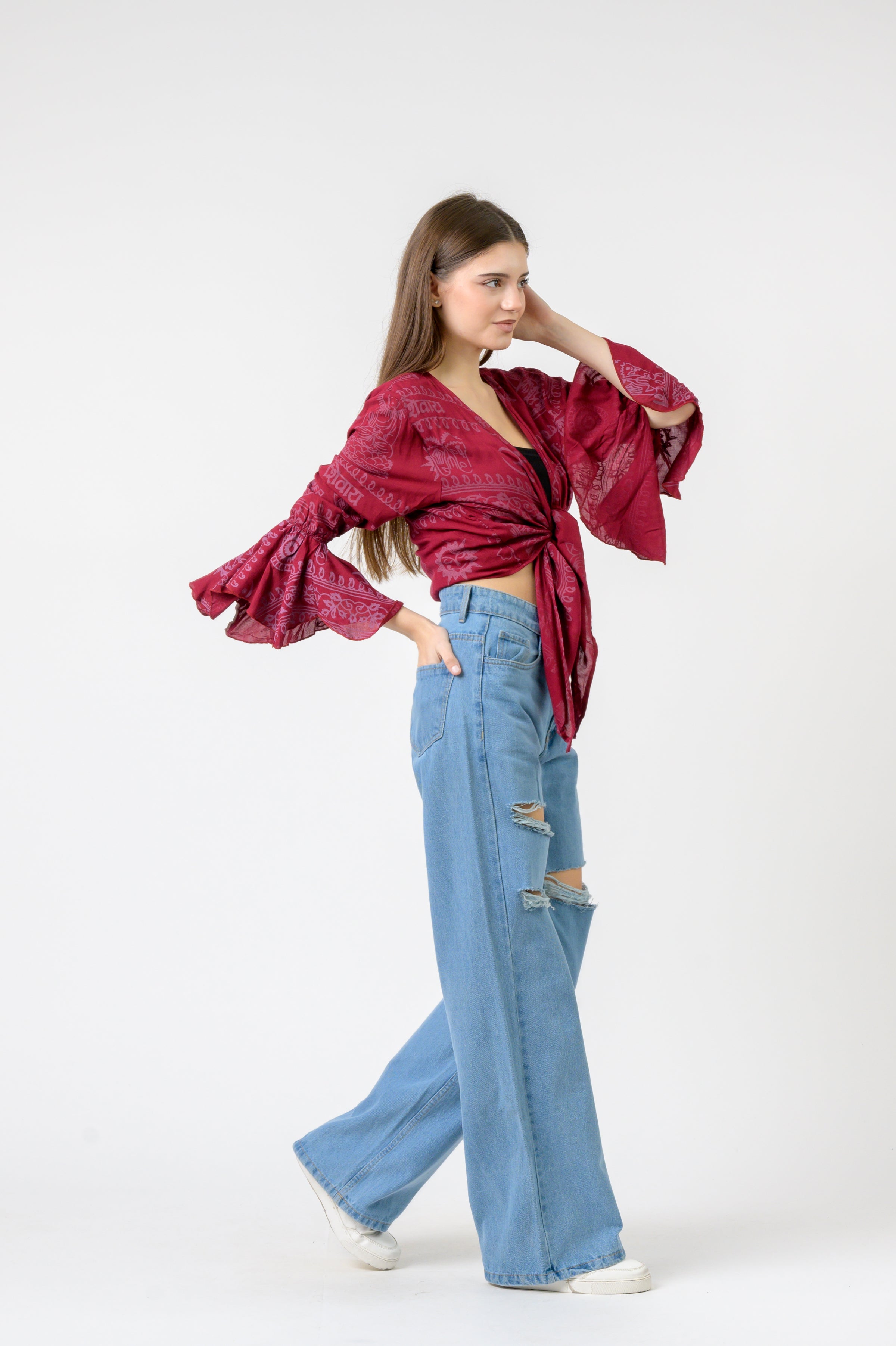 Flowing Long Sleeve Top