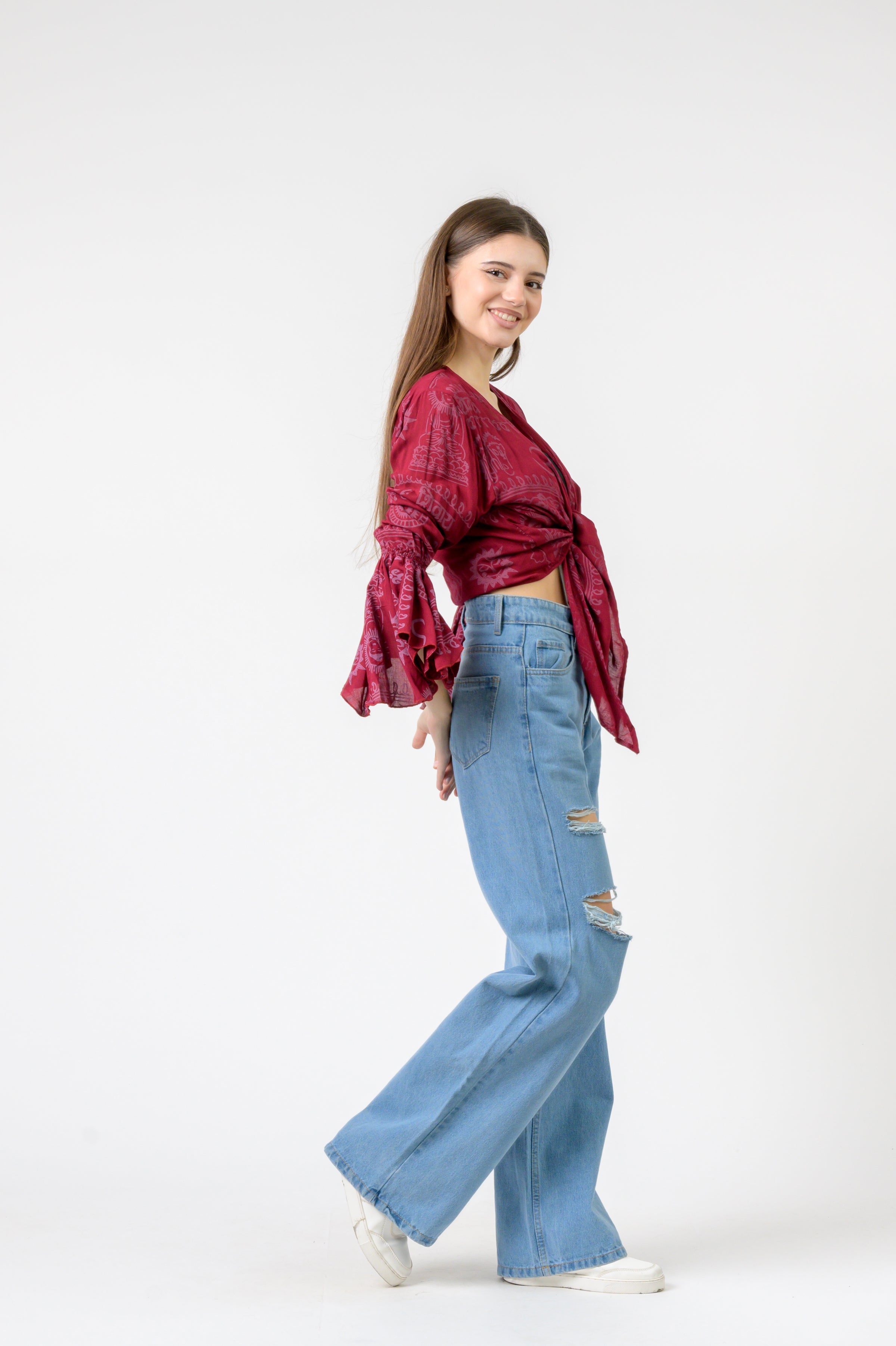 Flowing Long Sleeve Top