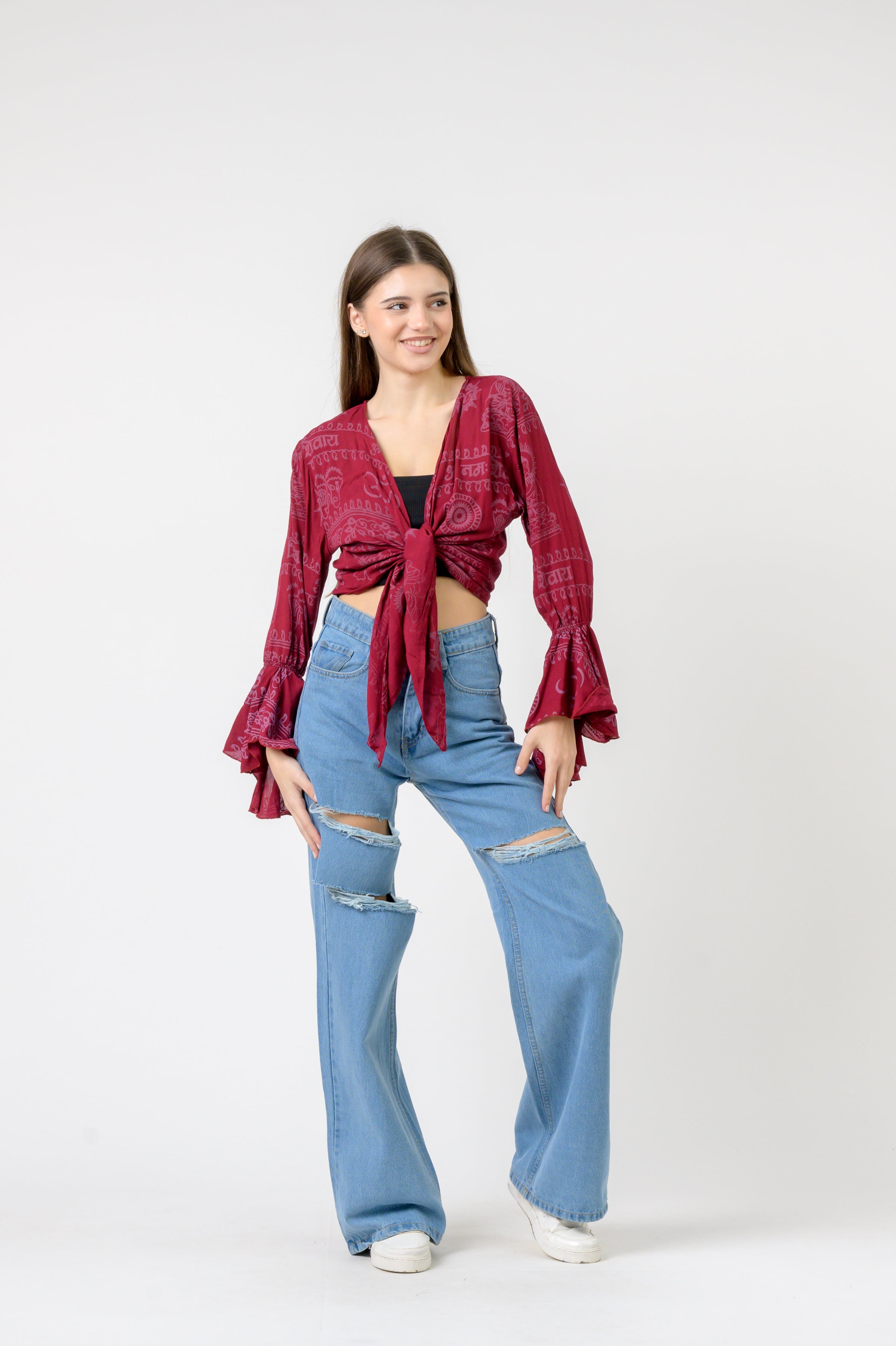 Flowing Long Sleeve Top