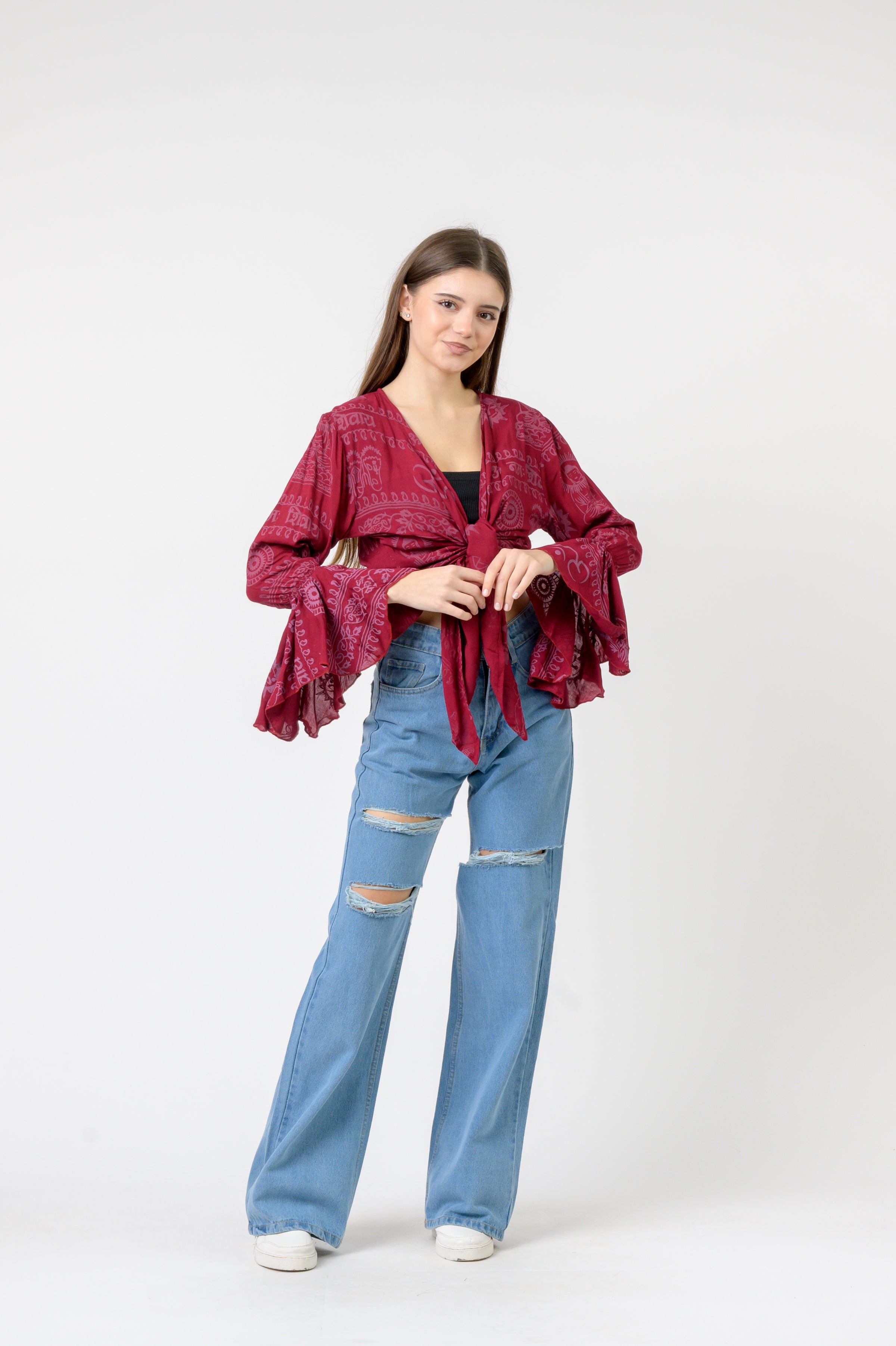 Flowing Long Sleeve Top