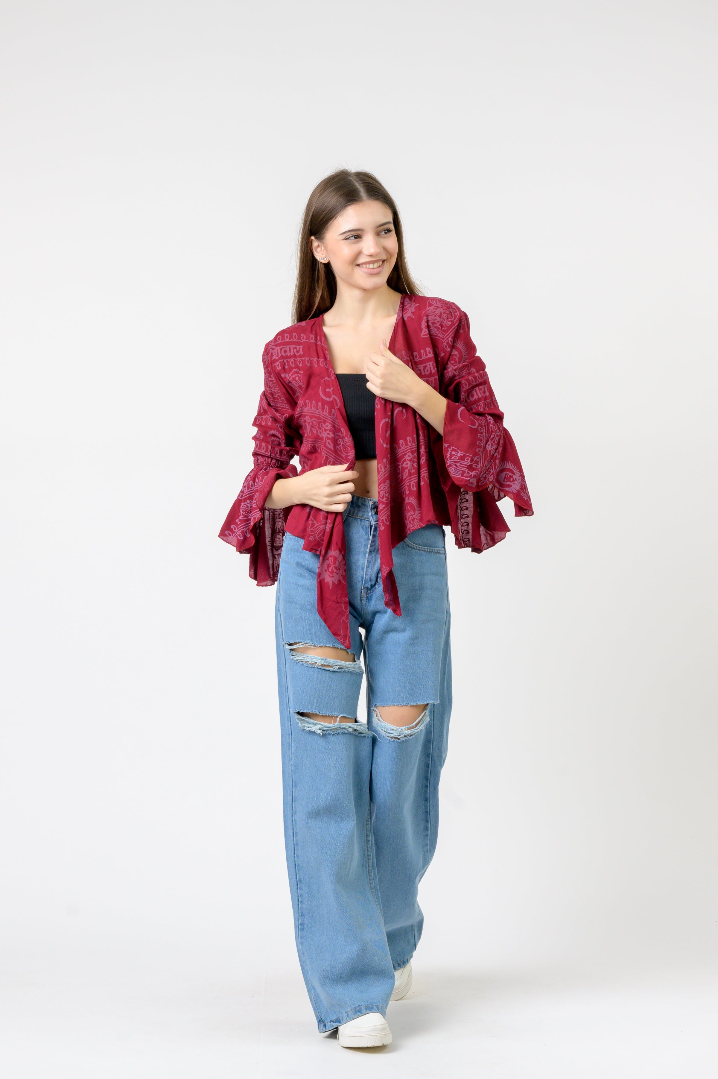 Flowing Long Sleeve Top