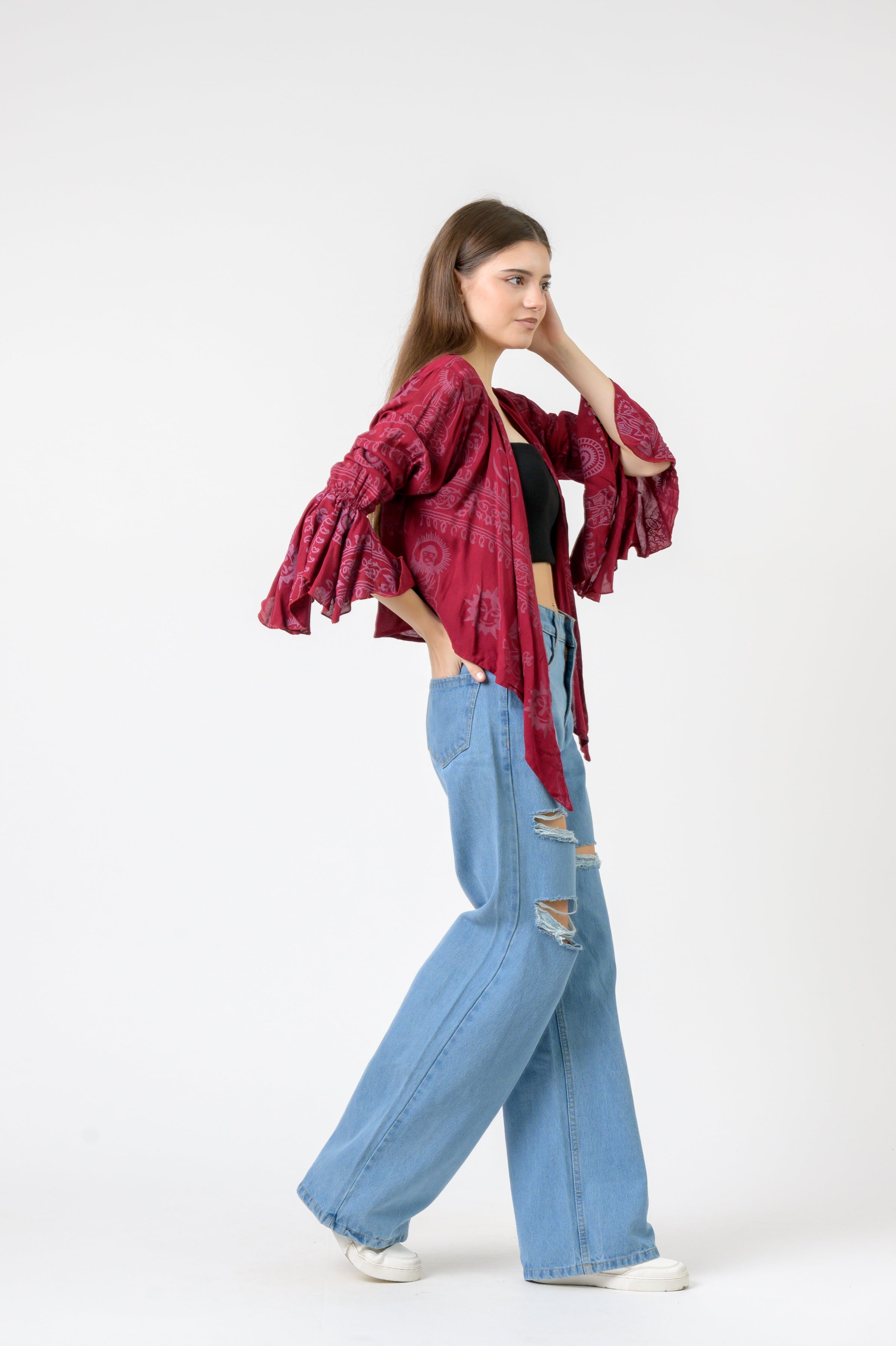 Flowing Long Sleeve Top