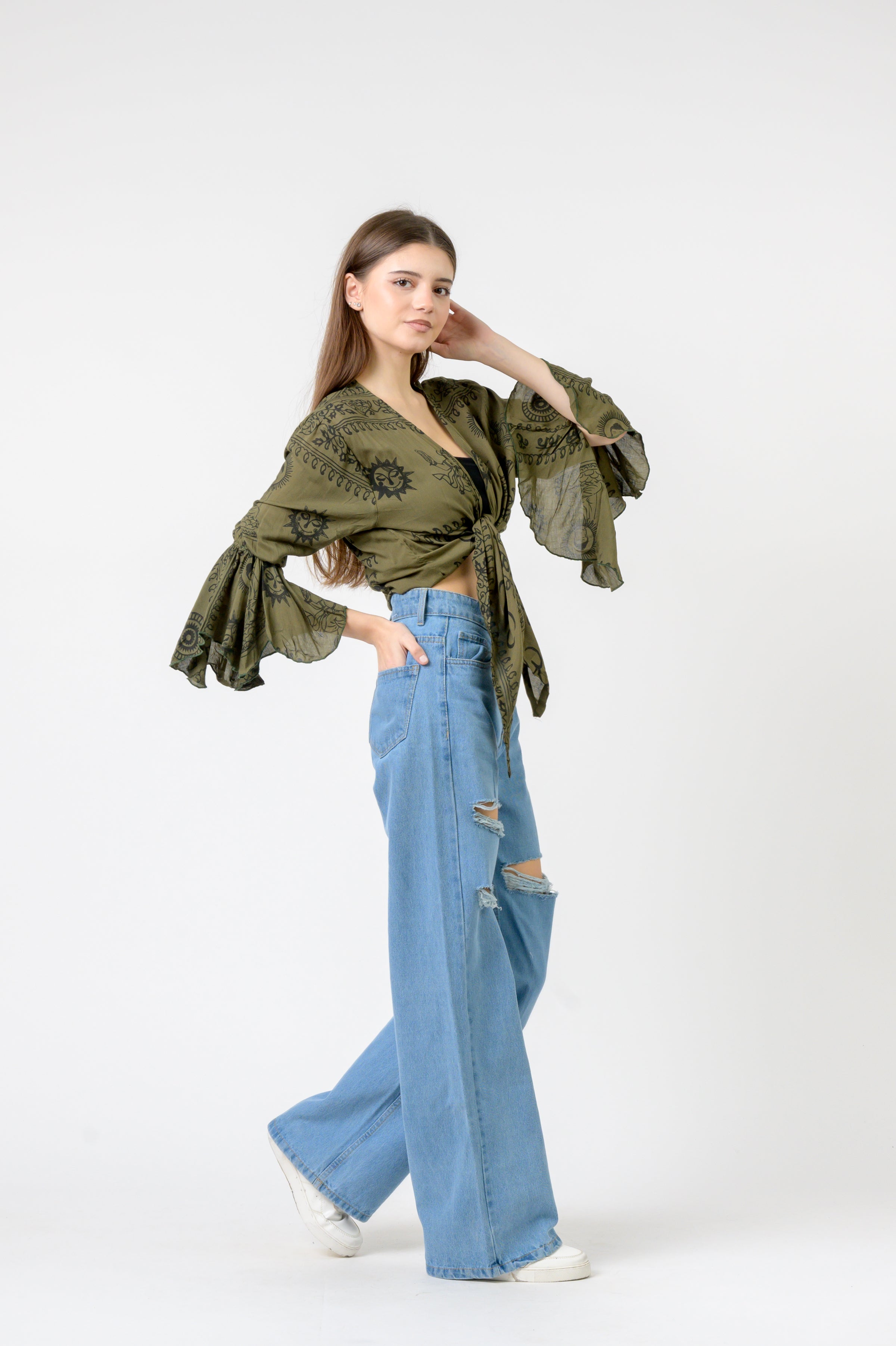 Flowing Long Sleeve Top