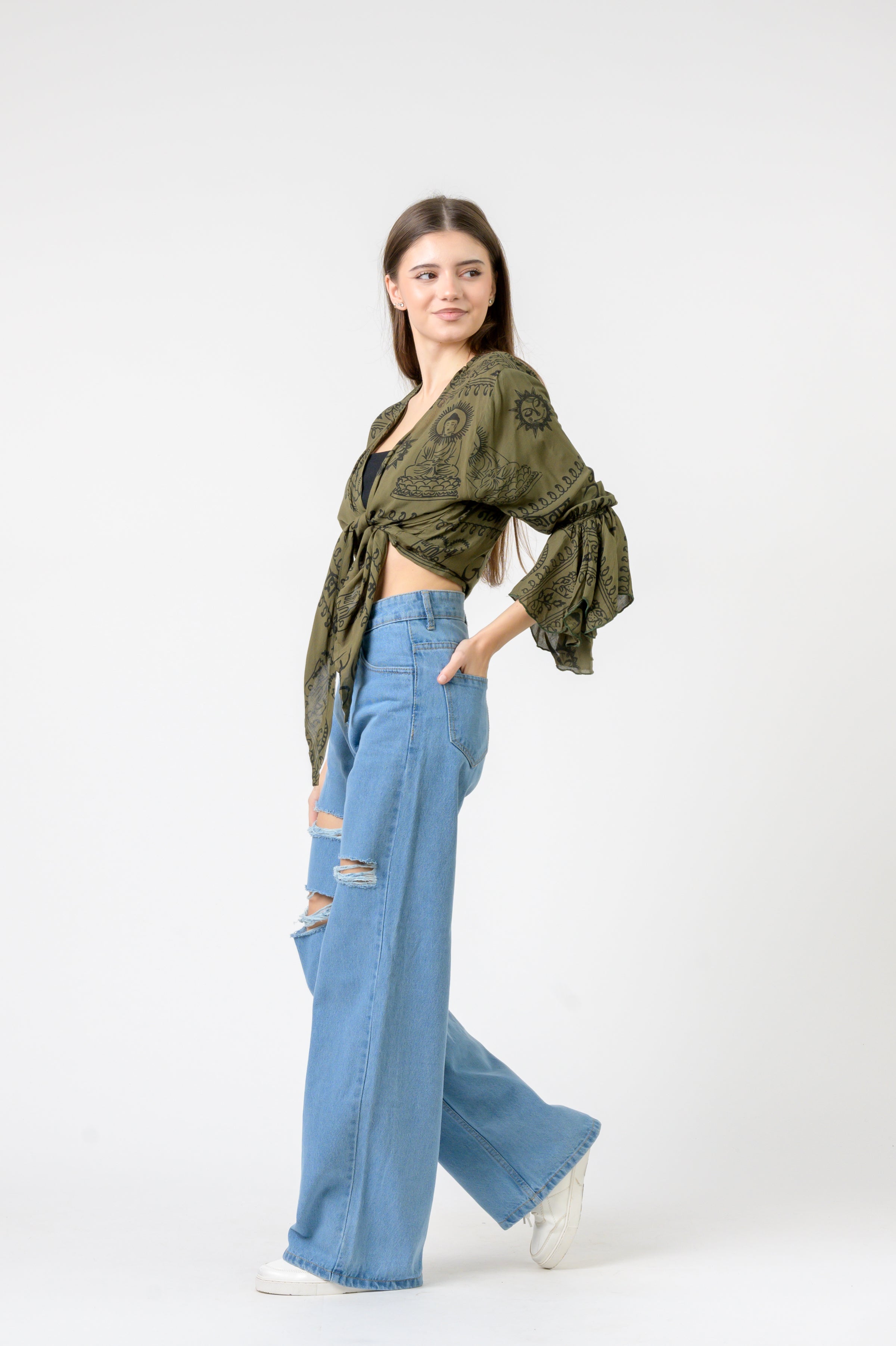 Flowing Long Sleeve Top