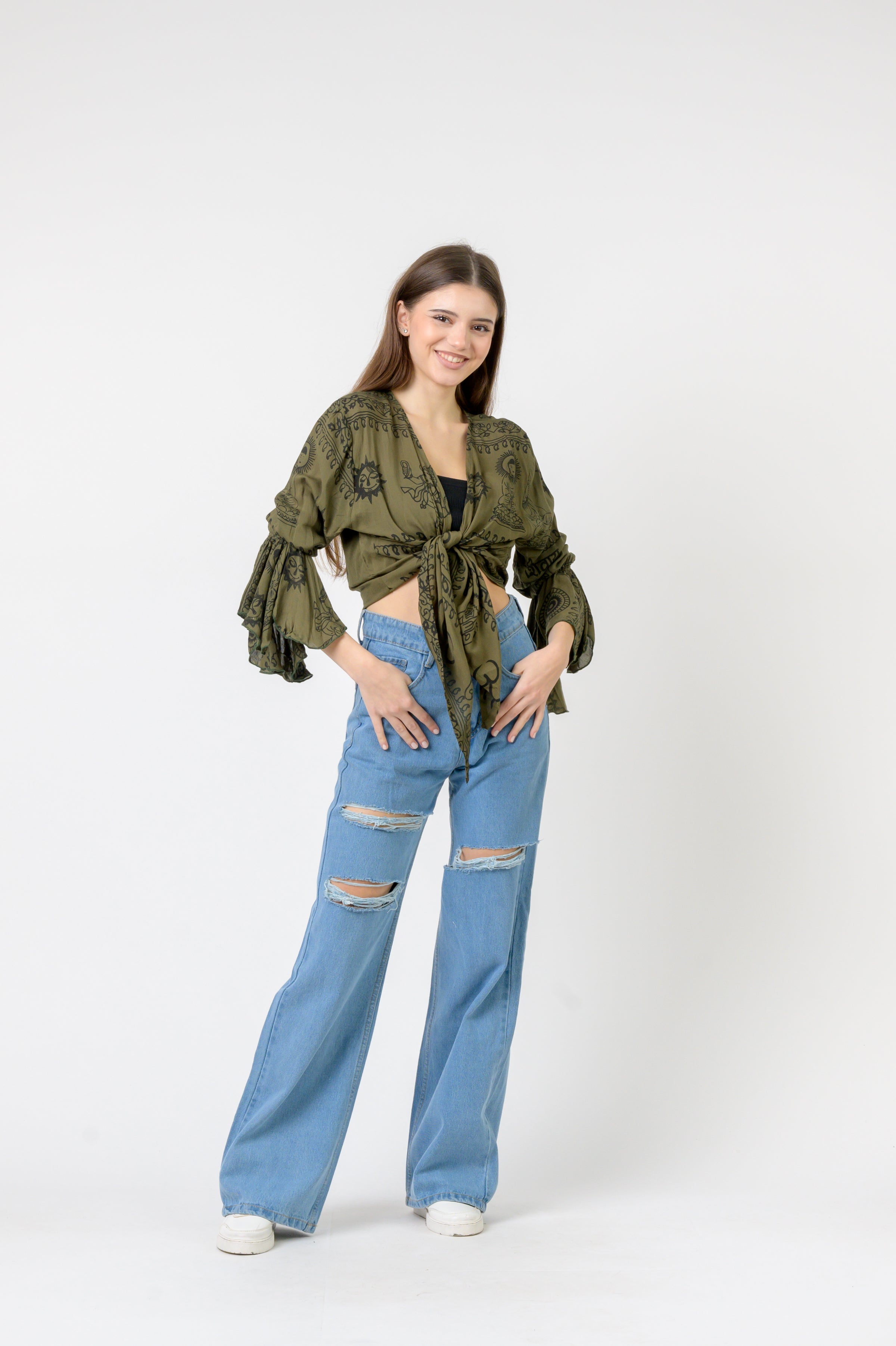 Flowing Long Sleeve Top