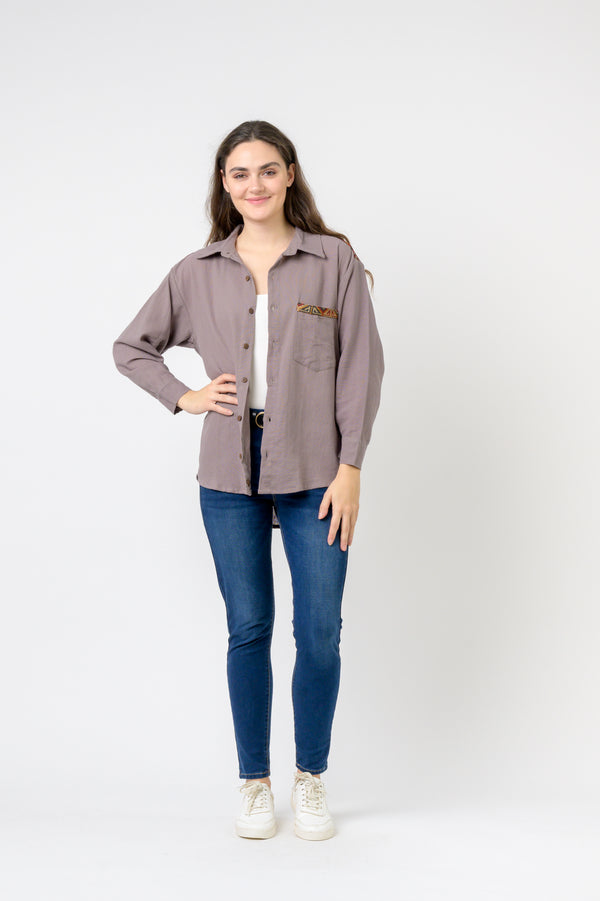 Collar and Pocket Shirt