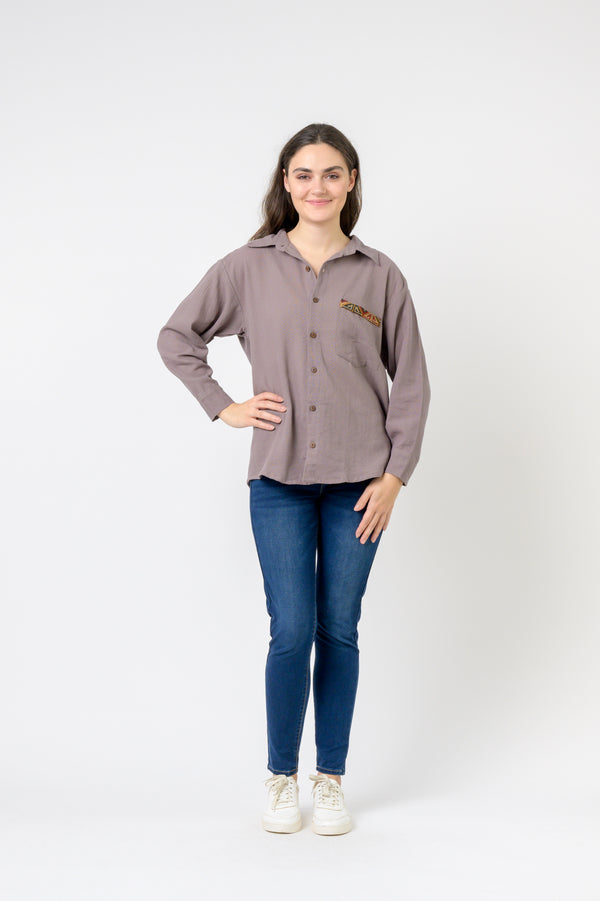 Collar and Pocket Shirt