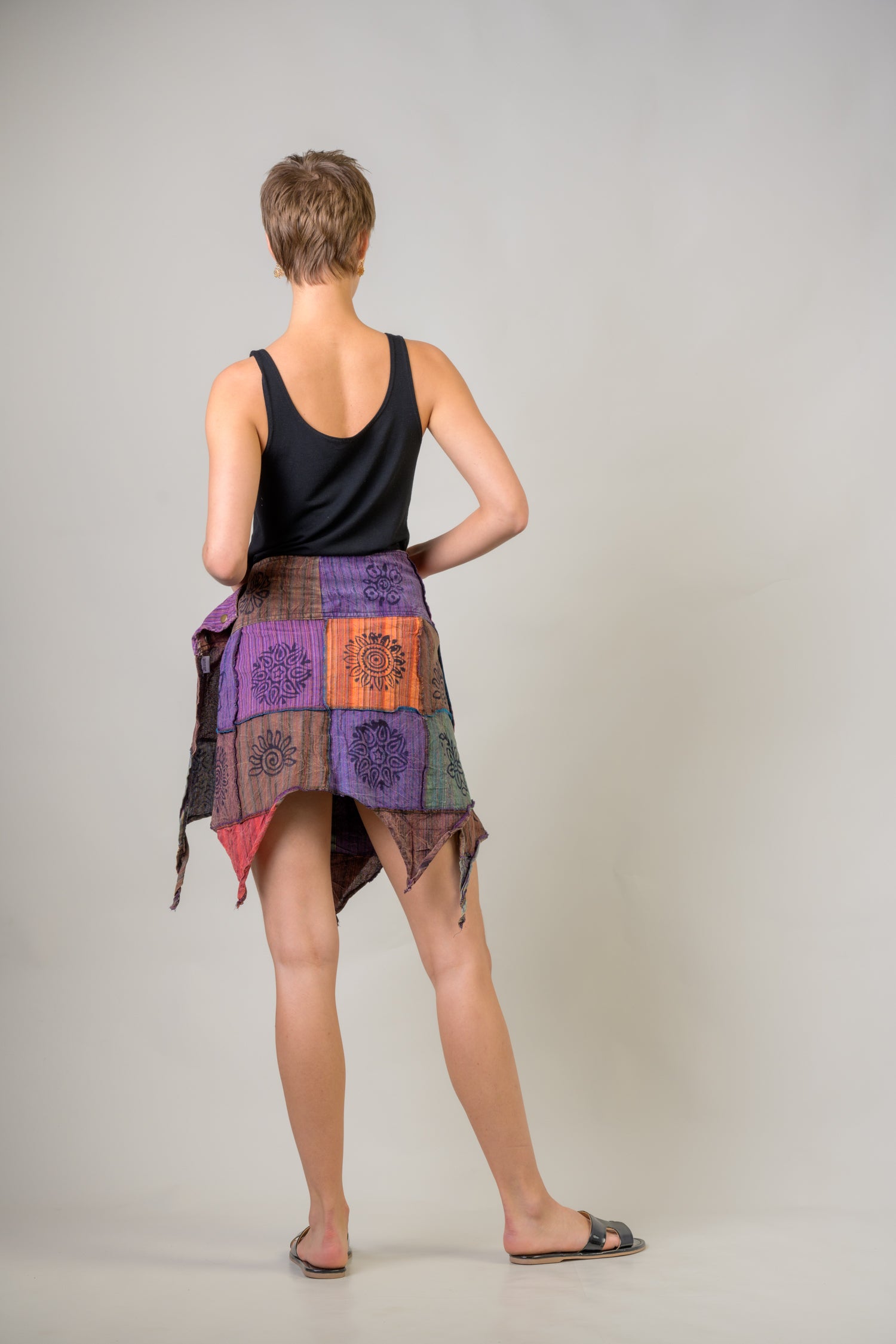 Lively Patch Skirt - Multicolor