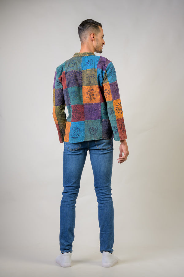 Mix Patch Printed Shirt