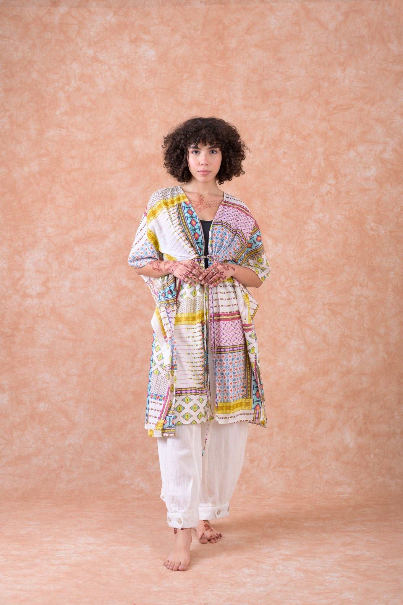 Multi-Pattern Dress Rhea Fashion