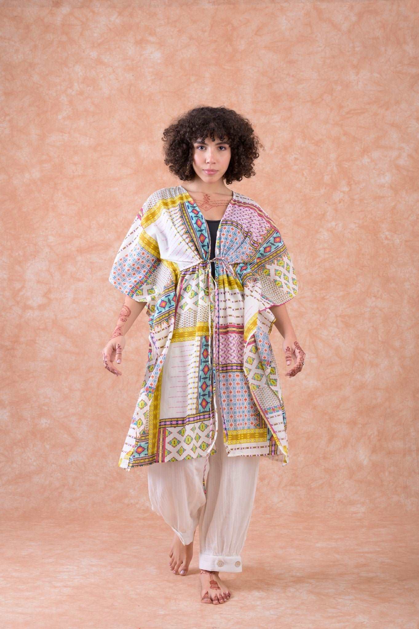 Multi-Pattern Dress Rhea Fashion