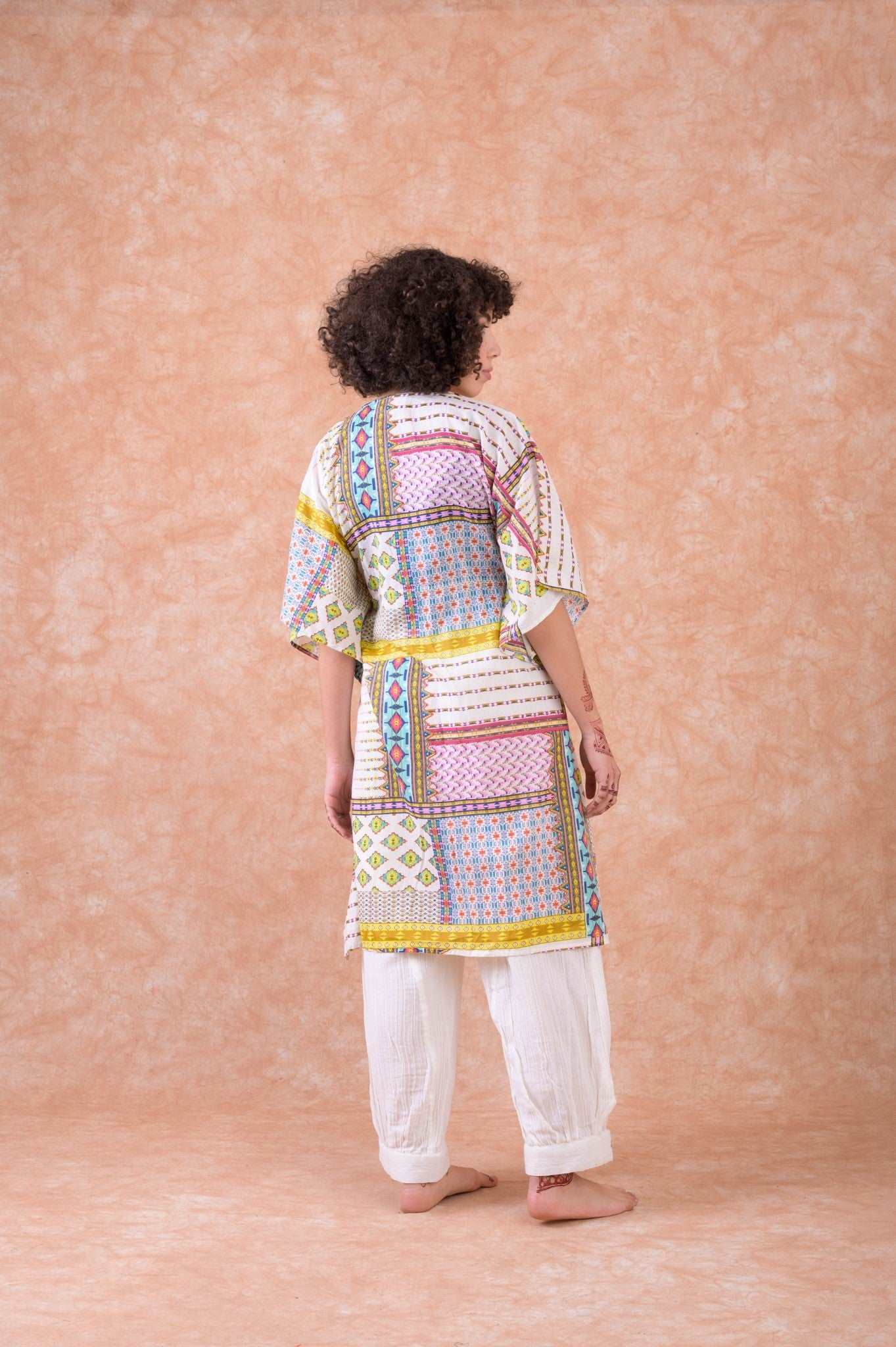 Multi-Pattern Dress Rhea Fashion