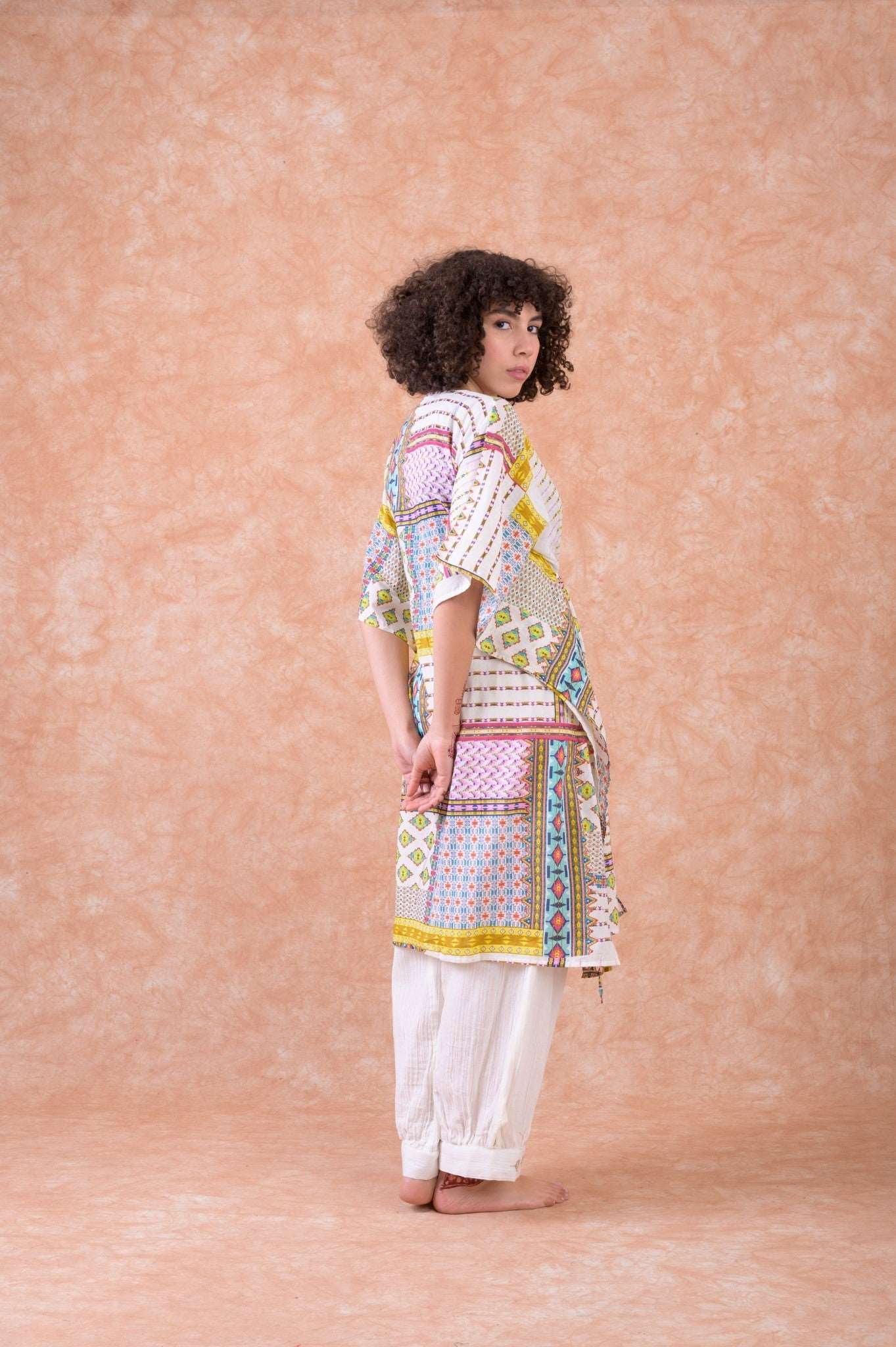 Multi-Pattern Dress Rhea Fashion