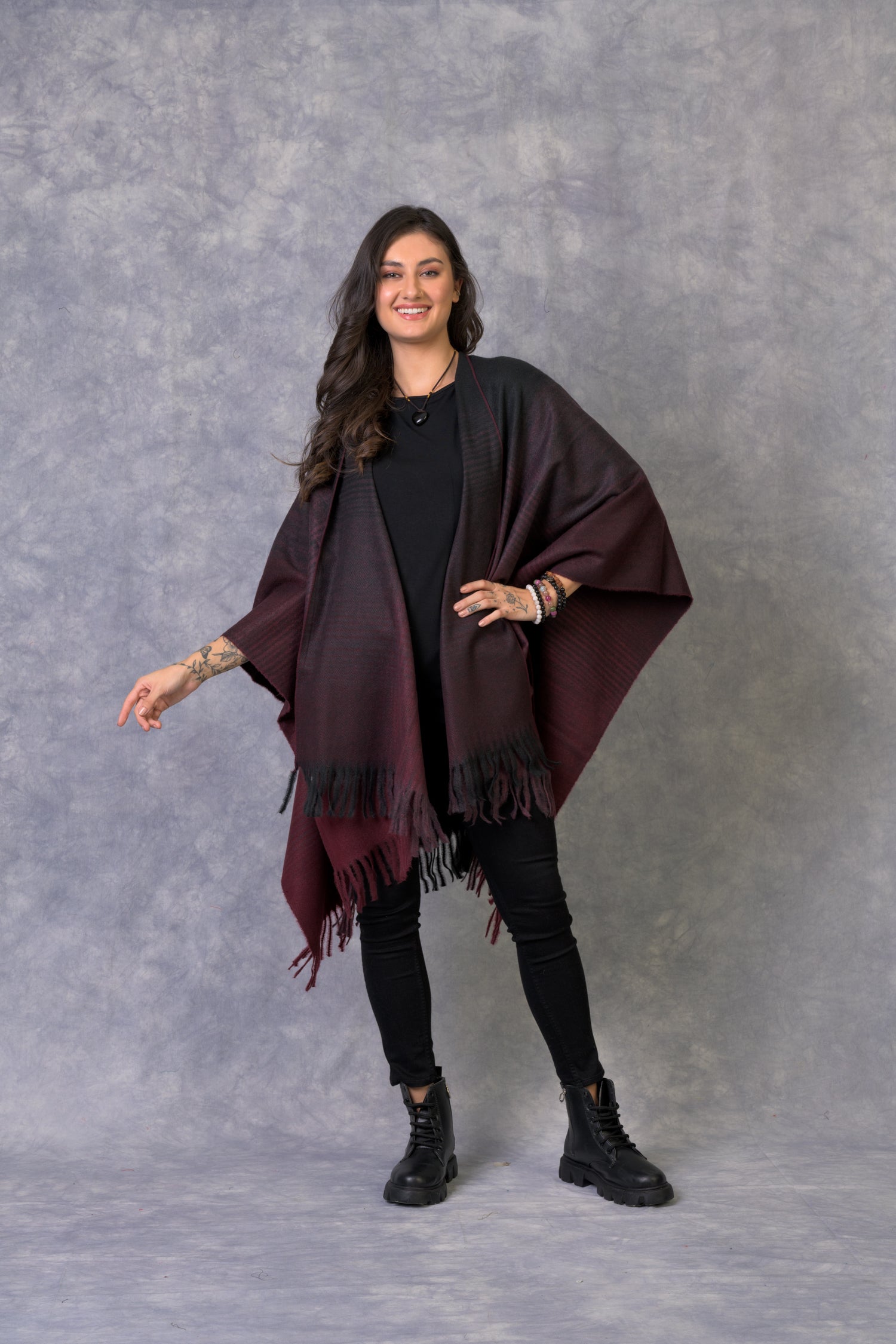 Sophisticated Poncho - Assorted