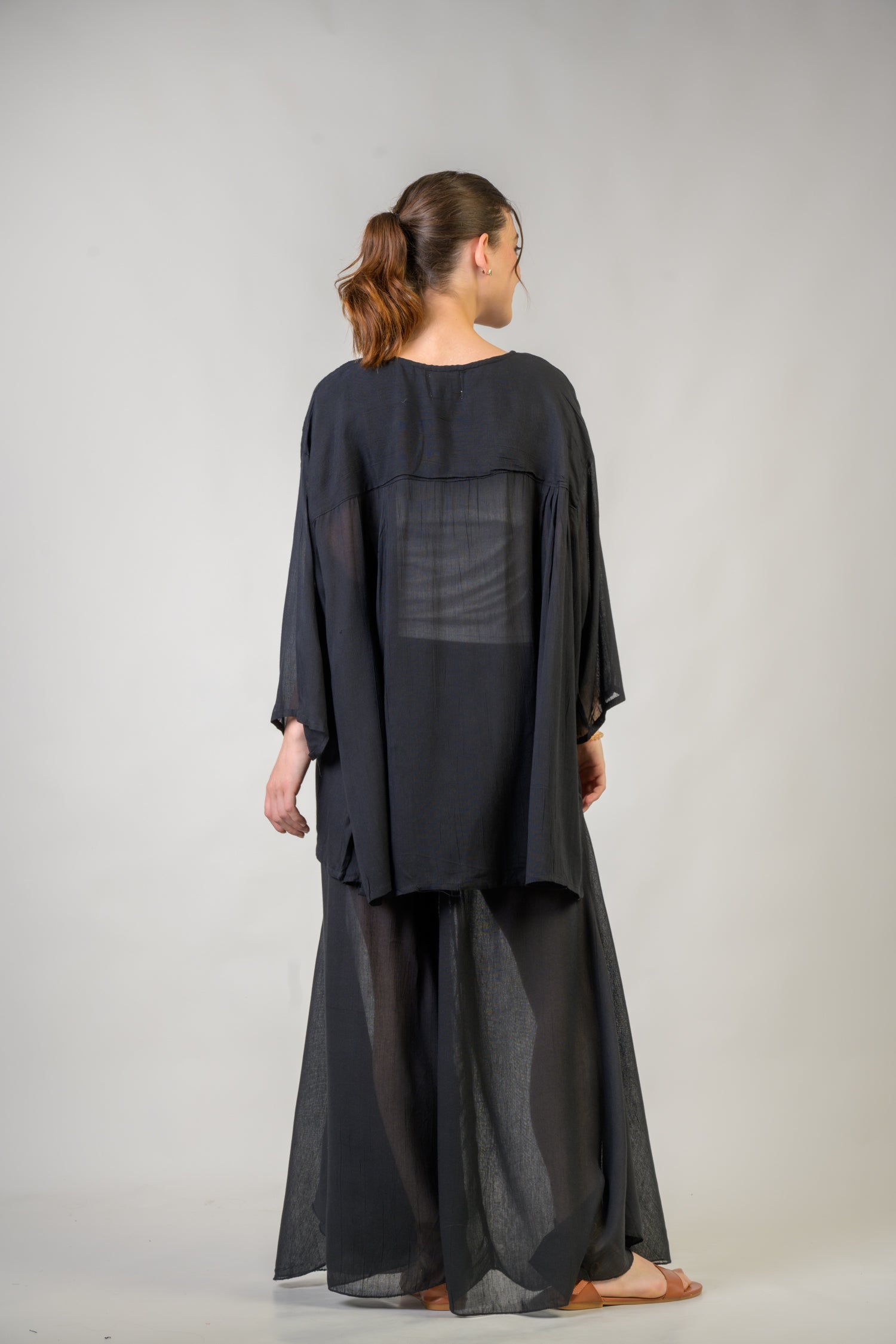 Ivo Top and Trouser Set - Black