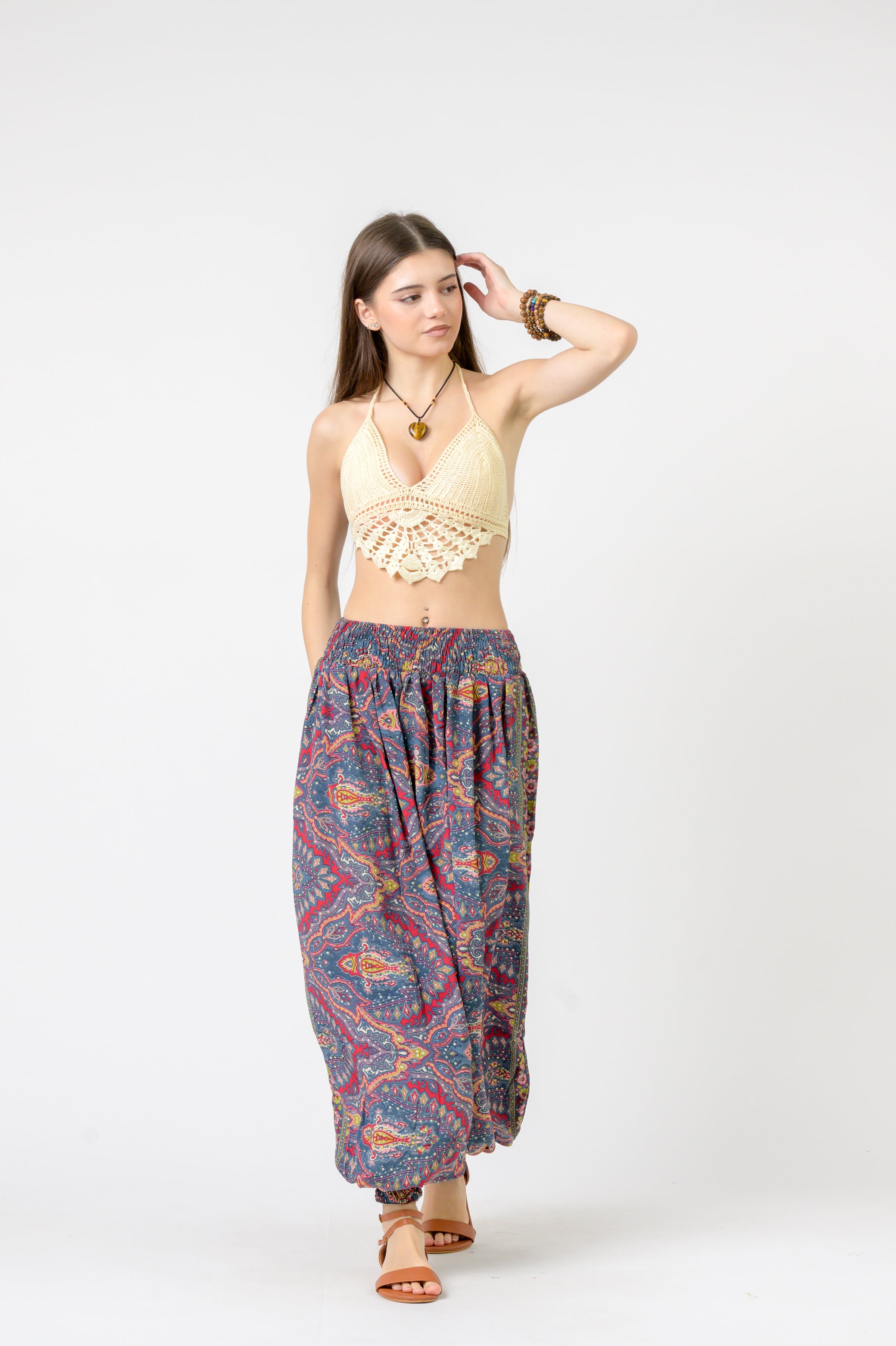 Printed Boho Pants