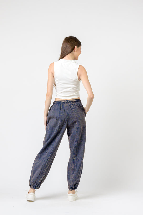 Tie-Front Yoga Pants