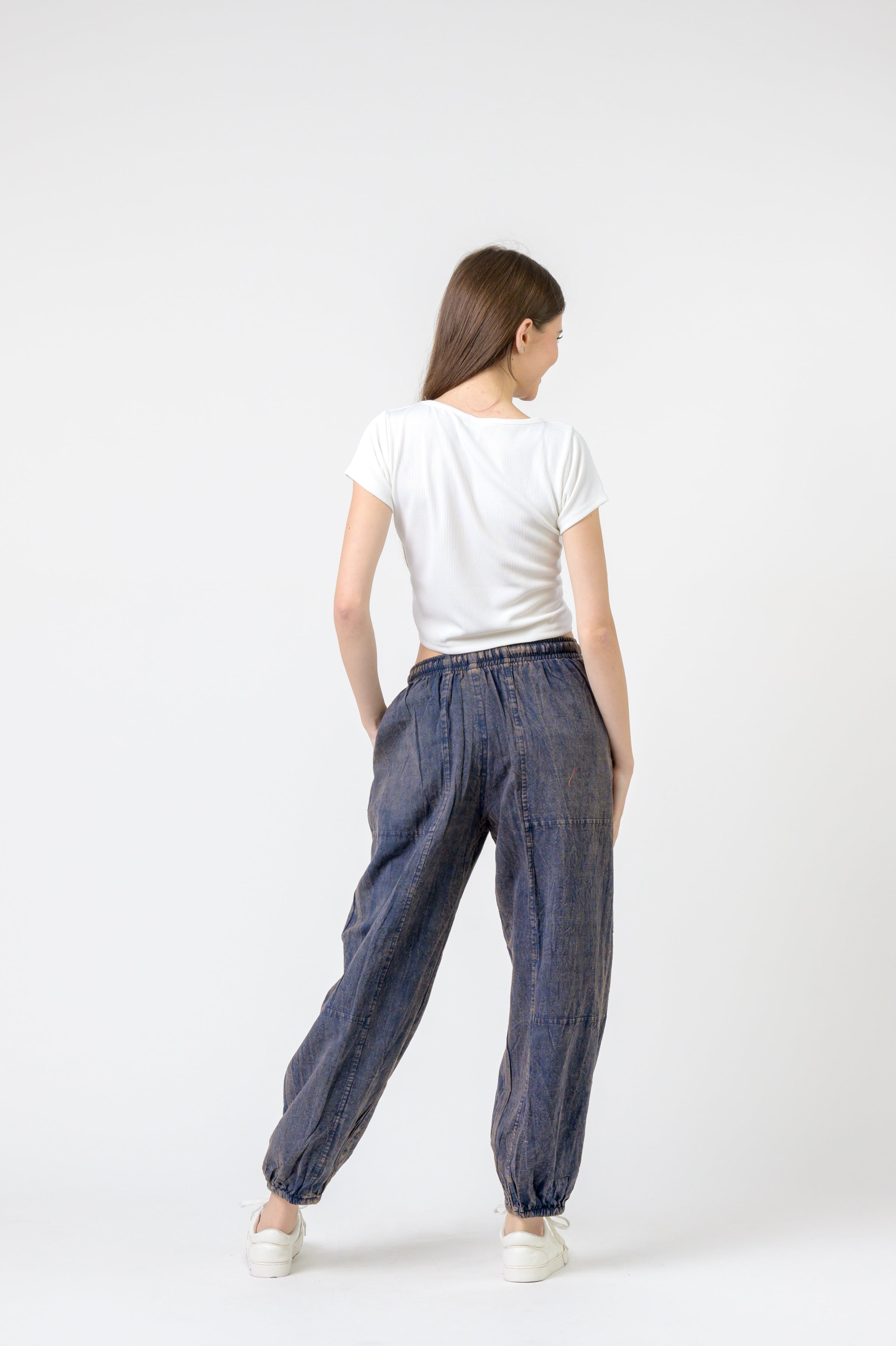 Tie-Front Yoga Pants