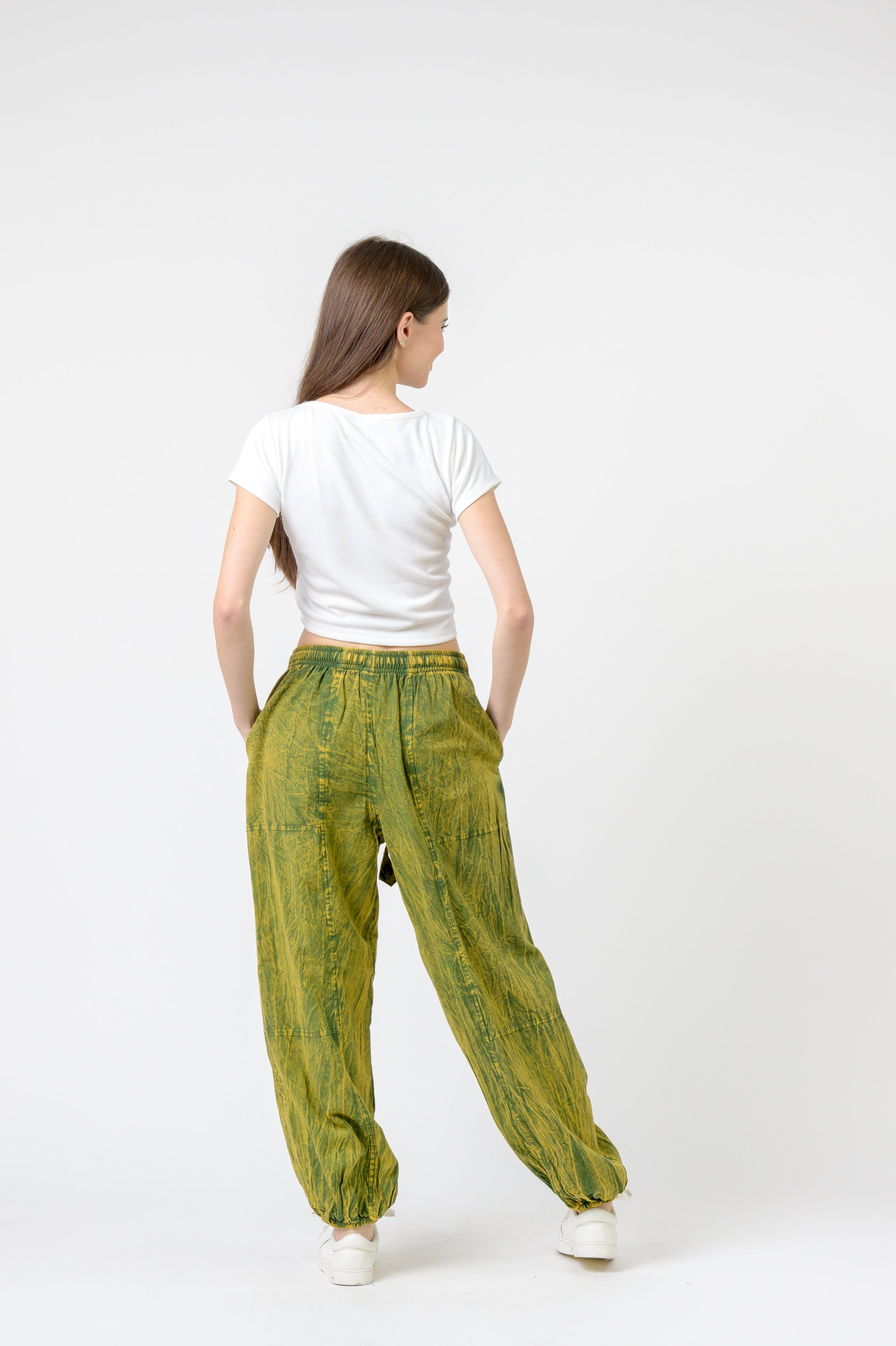 Tie-Front Yoga Pants