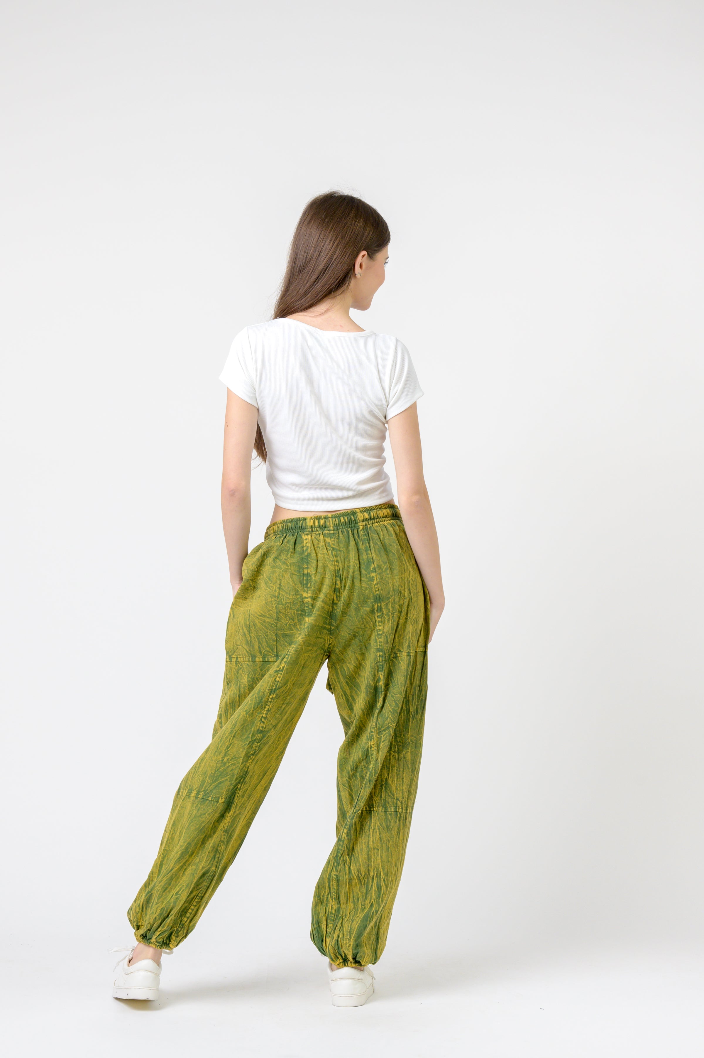 Tie-Front Yoga Pants